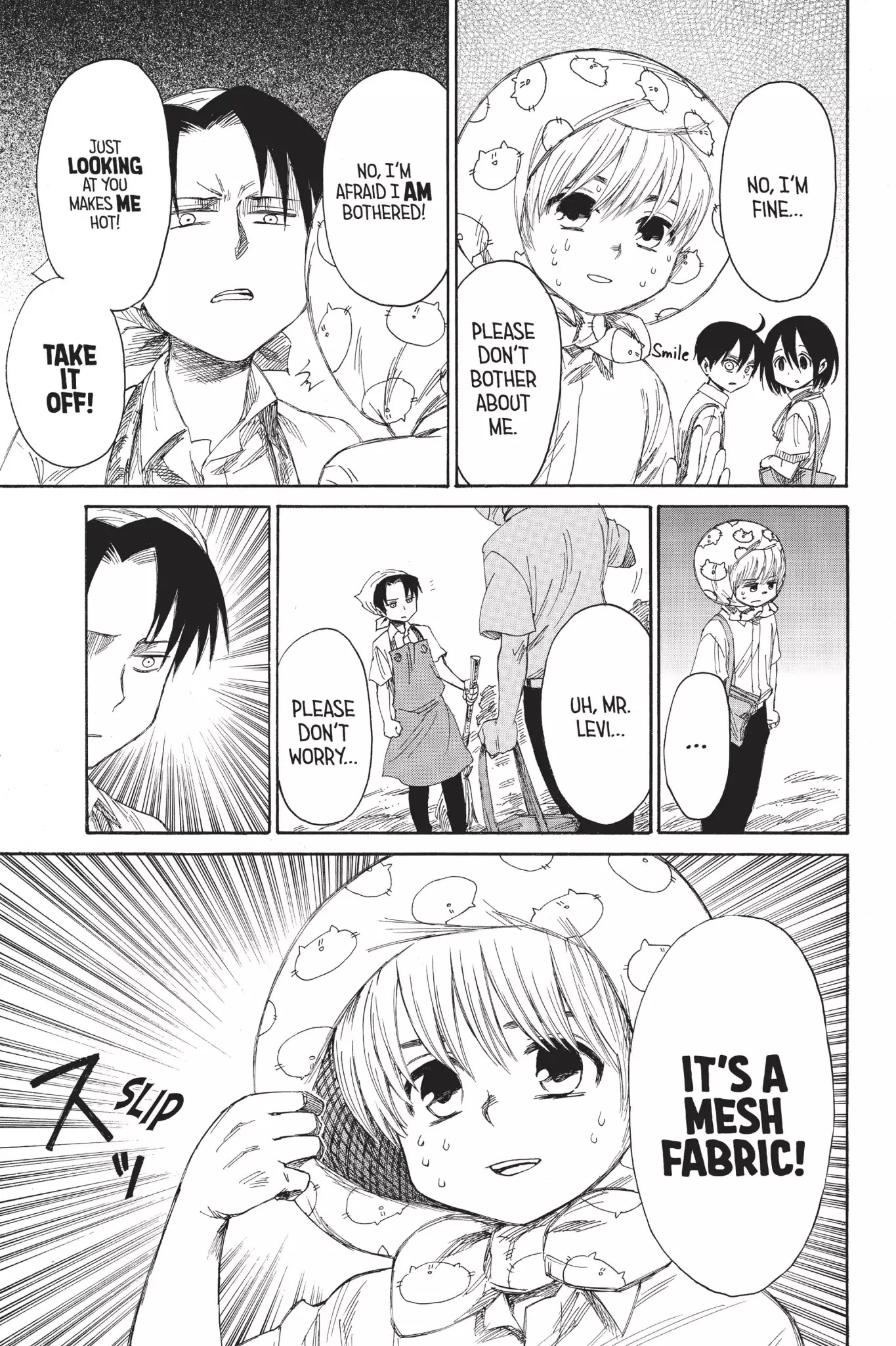 Attack on Titan: Junior High Chapter 23 page 3 - Chapter 23: Vol.2 23rd Period: No More Blankets On Your Head