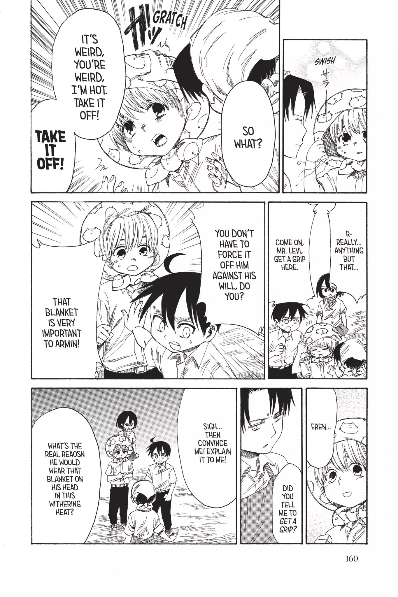 Attack on Titan: Junior High Chapter 23 page 4 - Chapter 23: Vol.2 23rd Period: No More Blankets On Your Head