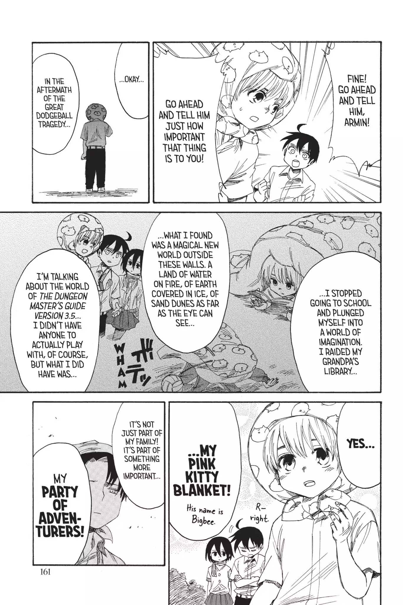 Attack on Titan: Junior High Chapter 23 page 5 - Chapter 23: Vol.2 23rd Period: No More Blankets On Your Head
