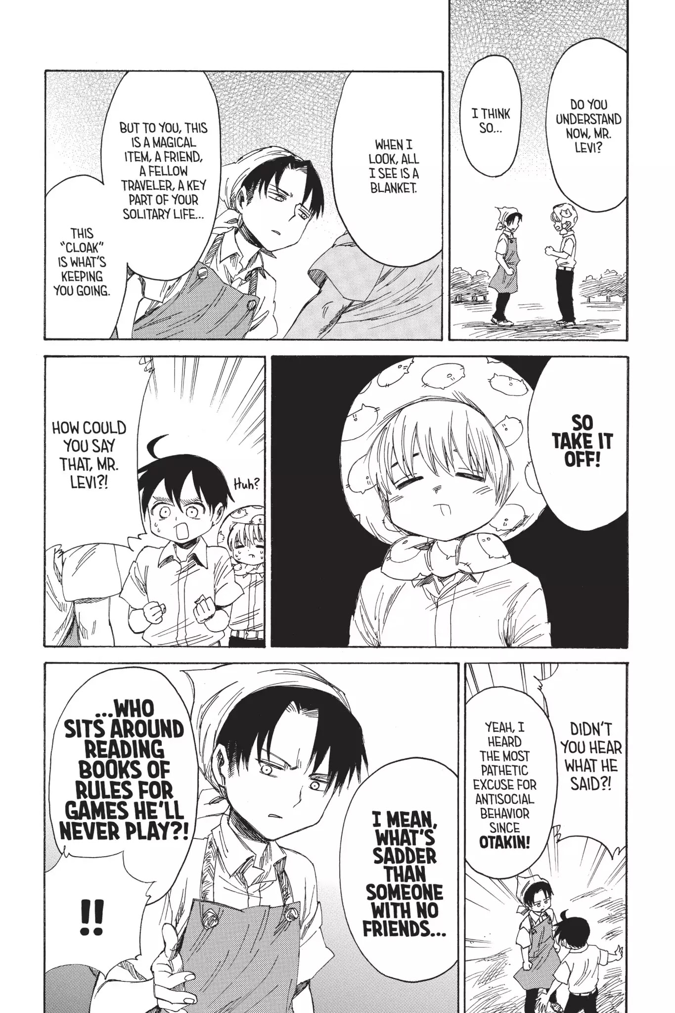 Attack on Titan: Junior High Chapter 23 page 6 - Chapter 23: Vol.2 23rd Period: No More Blankets On Your Head