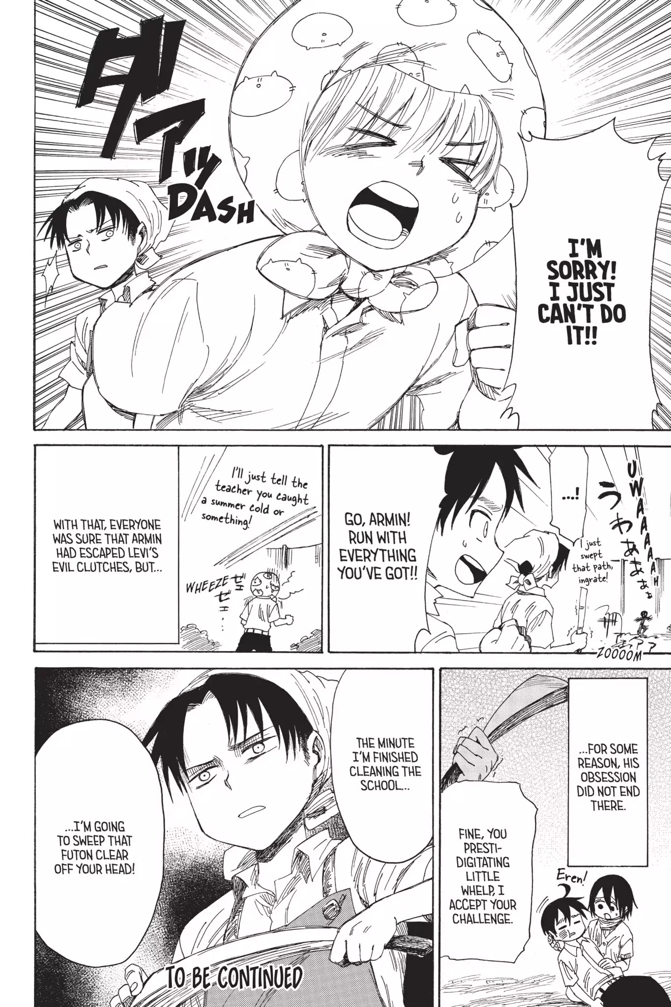 Attack on Titan: Junior High Chapter 23 page 8 - Chapter 23: Vol.2 23rd Period: No More Blankets On Your Head