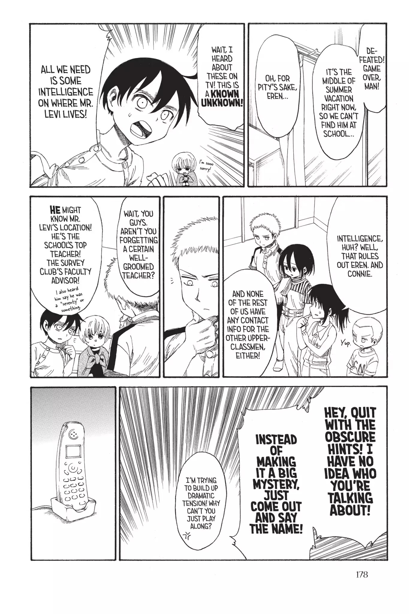 Attack on Titan: Junior High Chapter 24 page 10 - Chapter 24: Vol.2 24th Period: Summer Futon Rescue Mission