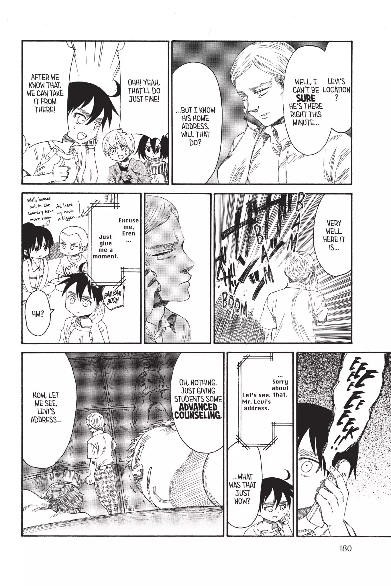 Attack on Titan: Junior High Chapter 24 page 12 - Chapter 24: Vol.2 24th Period: Summer Futon Rescue Mission