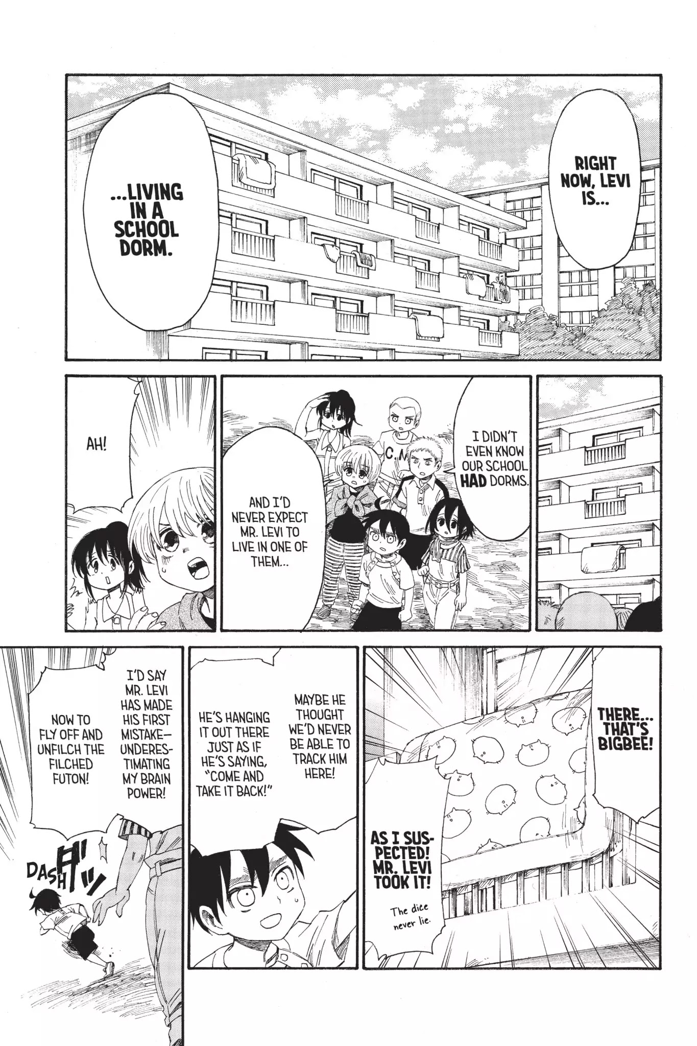 Attack on Titan: Junior High Chapter 24 page 13 - Chapter 24: Vol.2 24th Period: Summer Futon Rescue Mission
