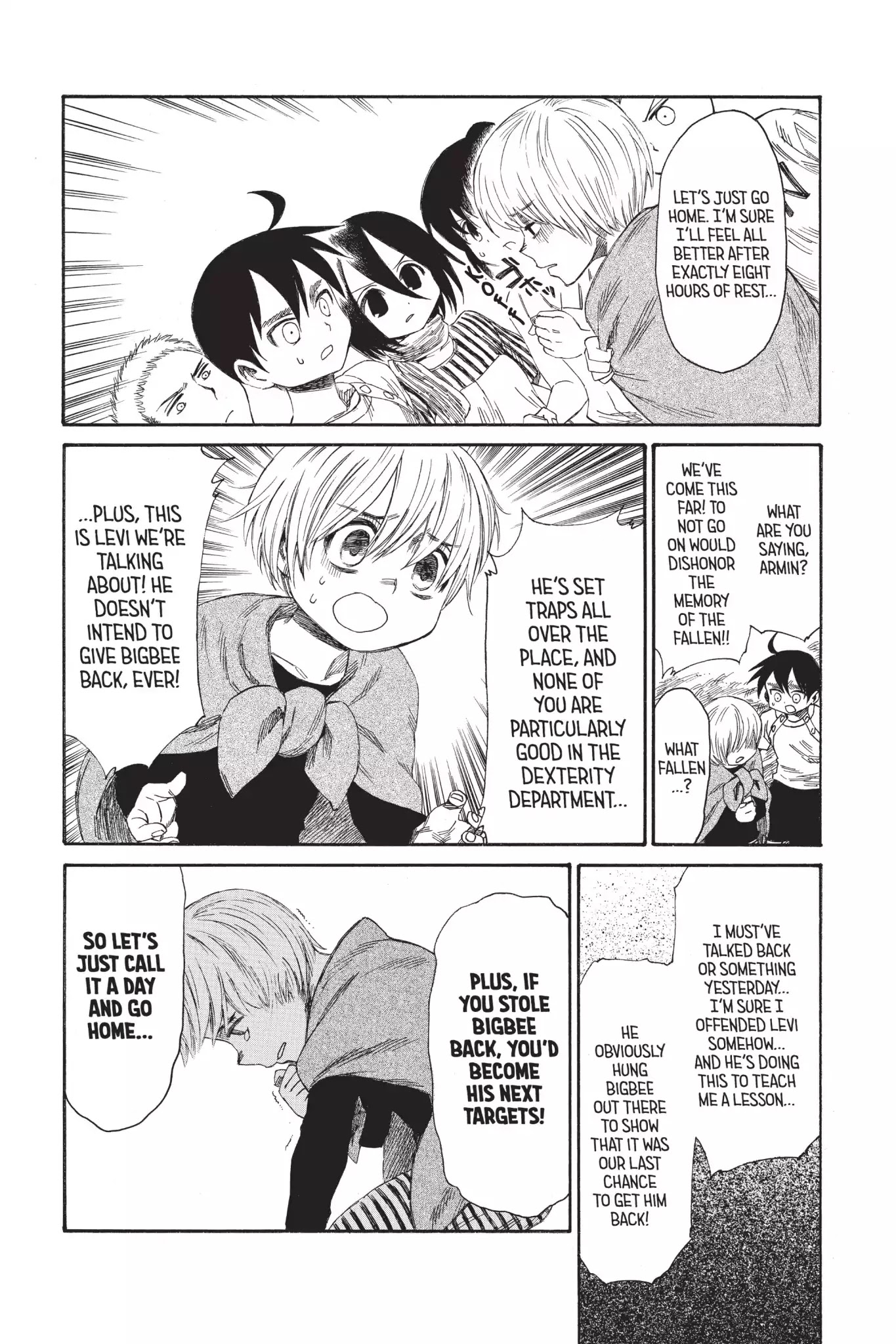 Attack on Titan: Junior High Chapter 24 page 18 - Chapter 24: Vol.2 24th Period: Summer Futon Rescue Mission