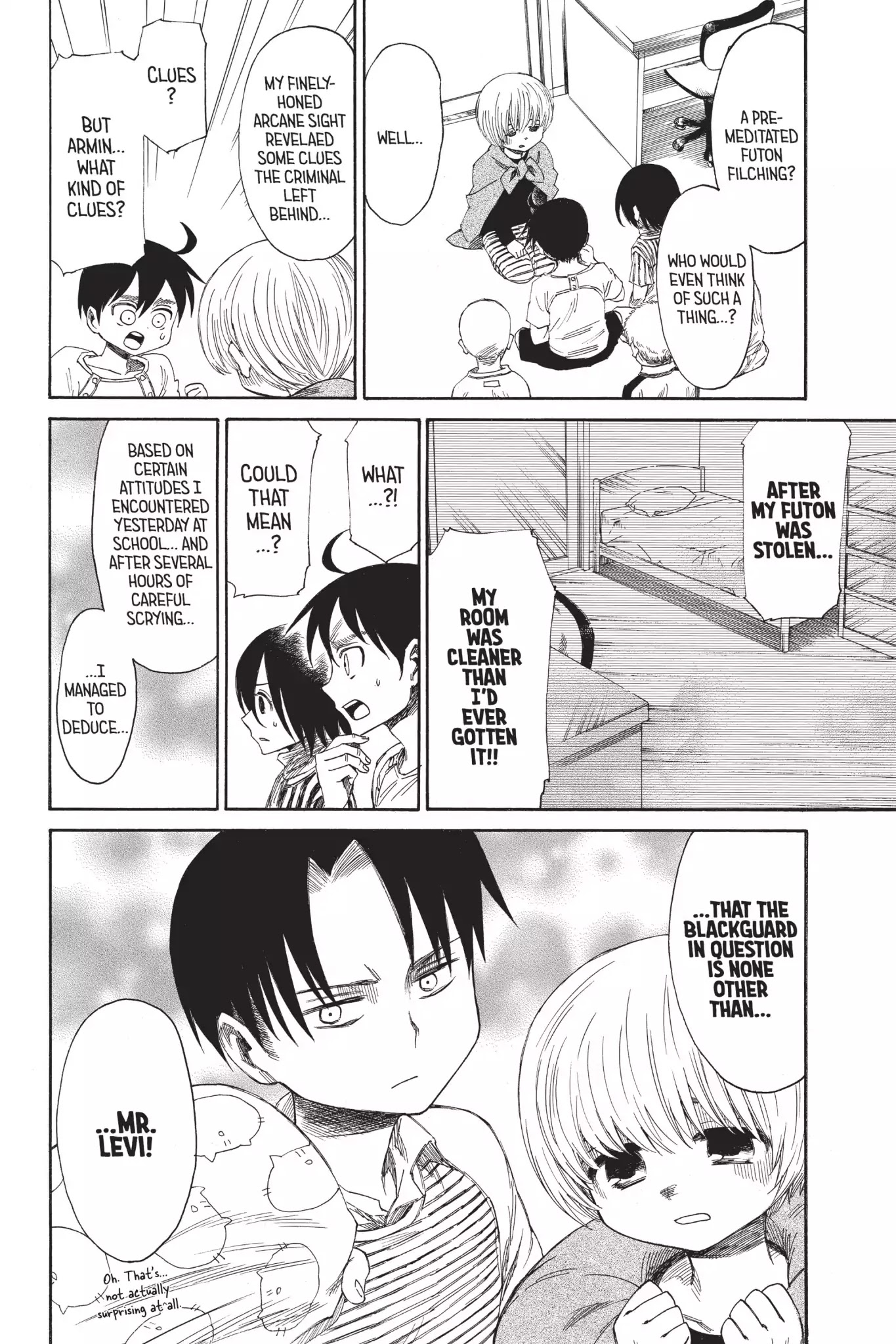 Attack on Titan: Junior High Chapter 24 page 6 - Chapter 24: Vol.2 24th Period: Summer Futon Rescue Mission
