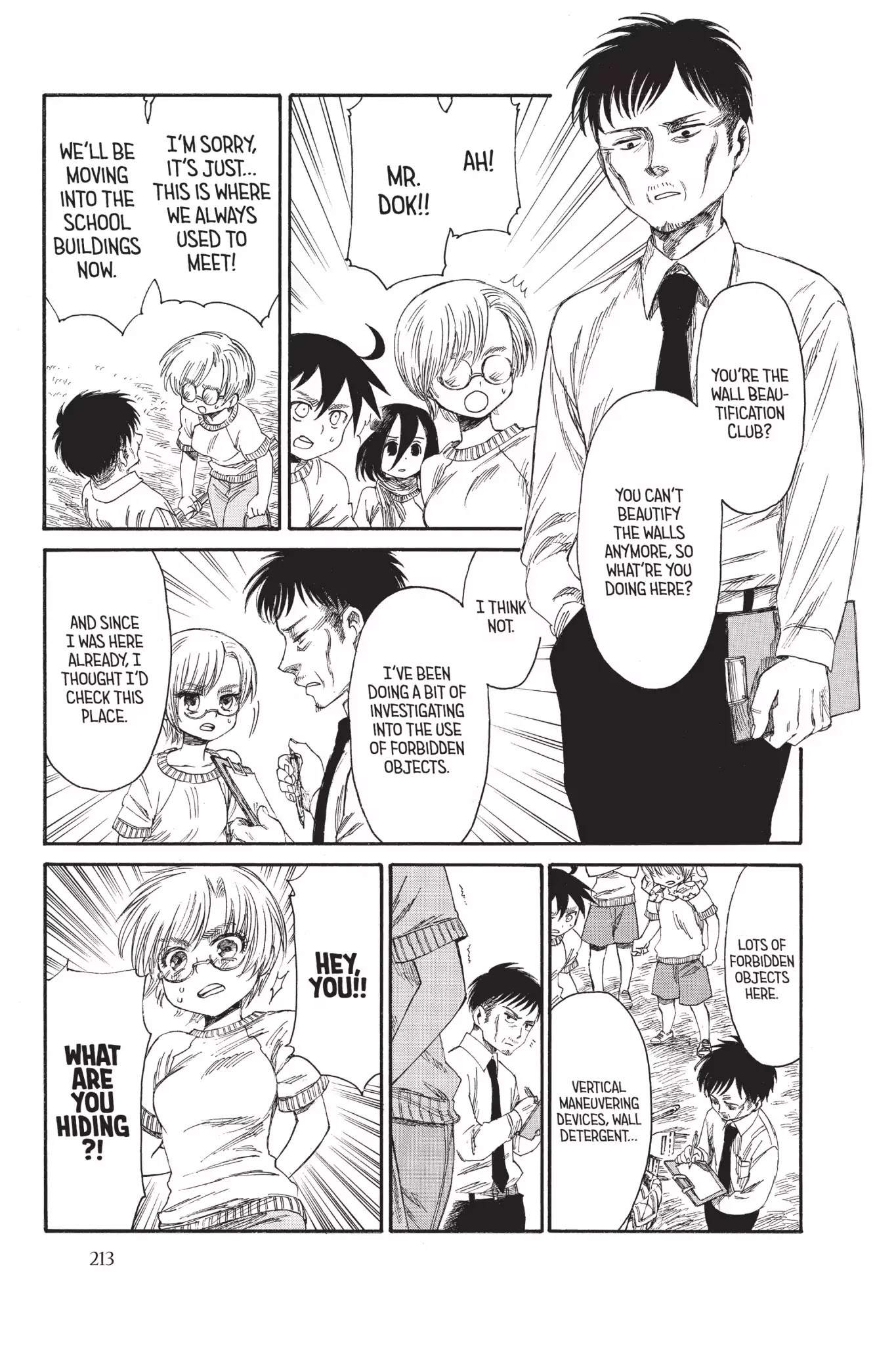 Attack on Titan: Junior High Chapter 25 page 11 - Chapter 25: Vol.2 25th Period: No More Lazing Around In School