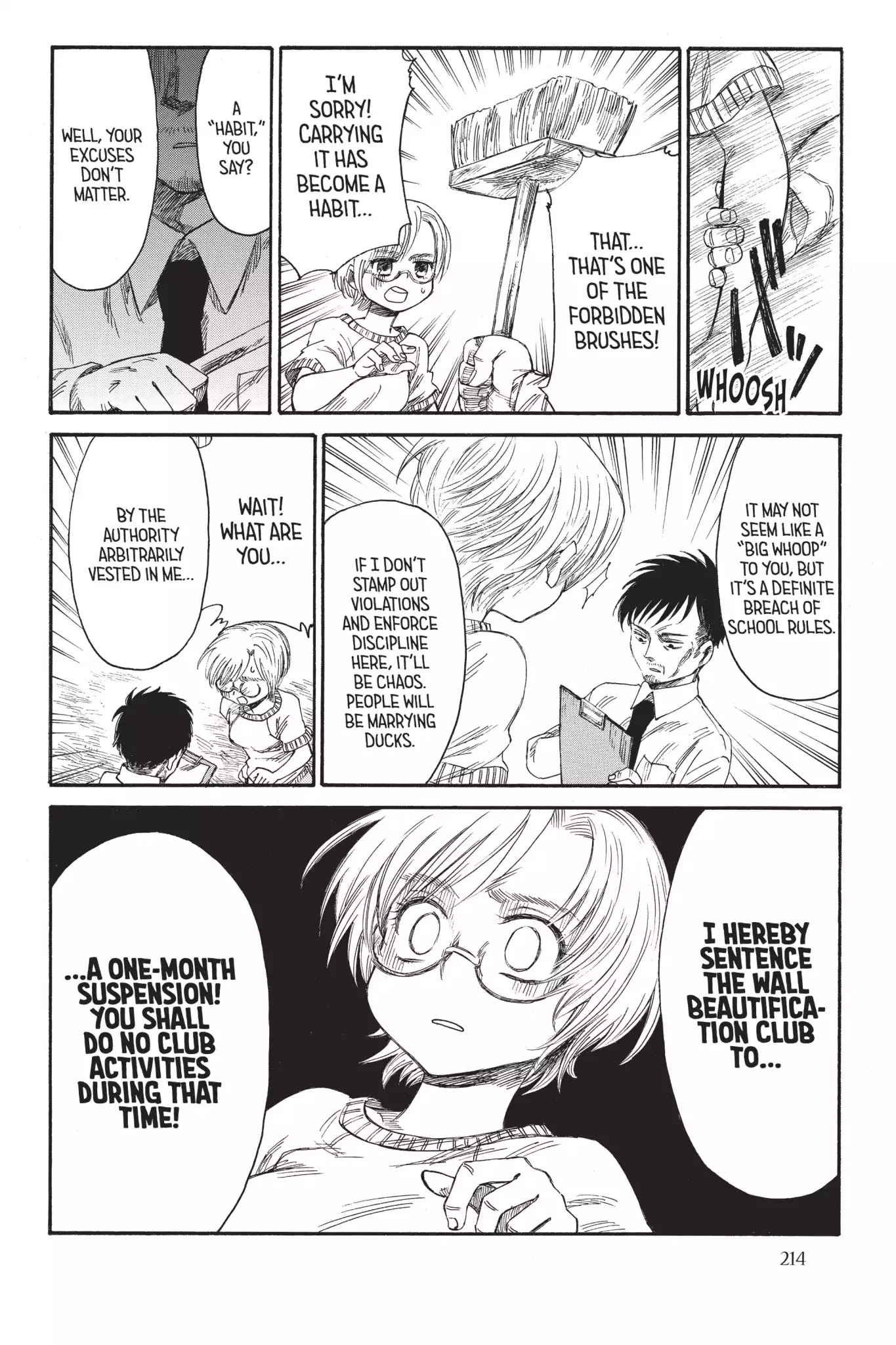 Attack on Titan: Junior High Chapter 25 page 12 - Chapter 25: Vol.2 25th Period: No More Lazing Around In School