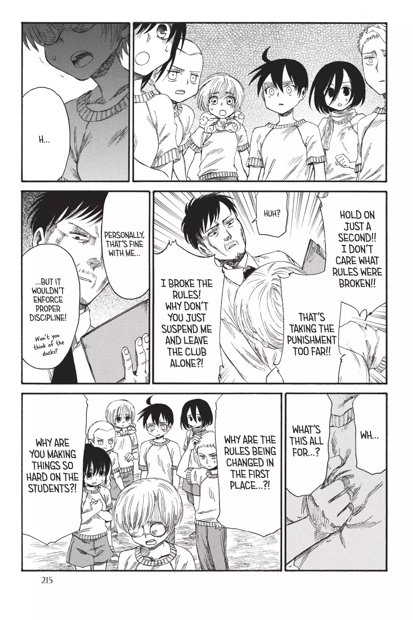 Attack on Titan: Junior High Chapter 25 page 13 - Chapter 25: Vol.2 25th Period: No More Lazing Around In School