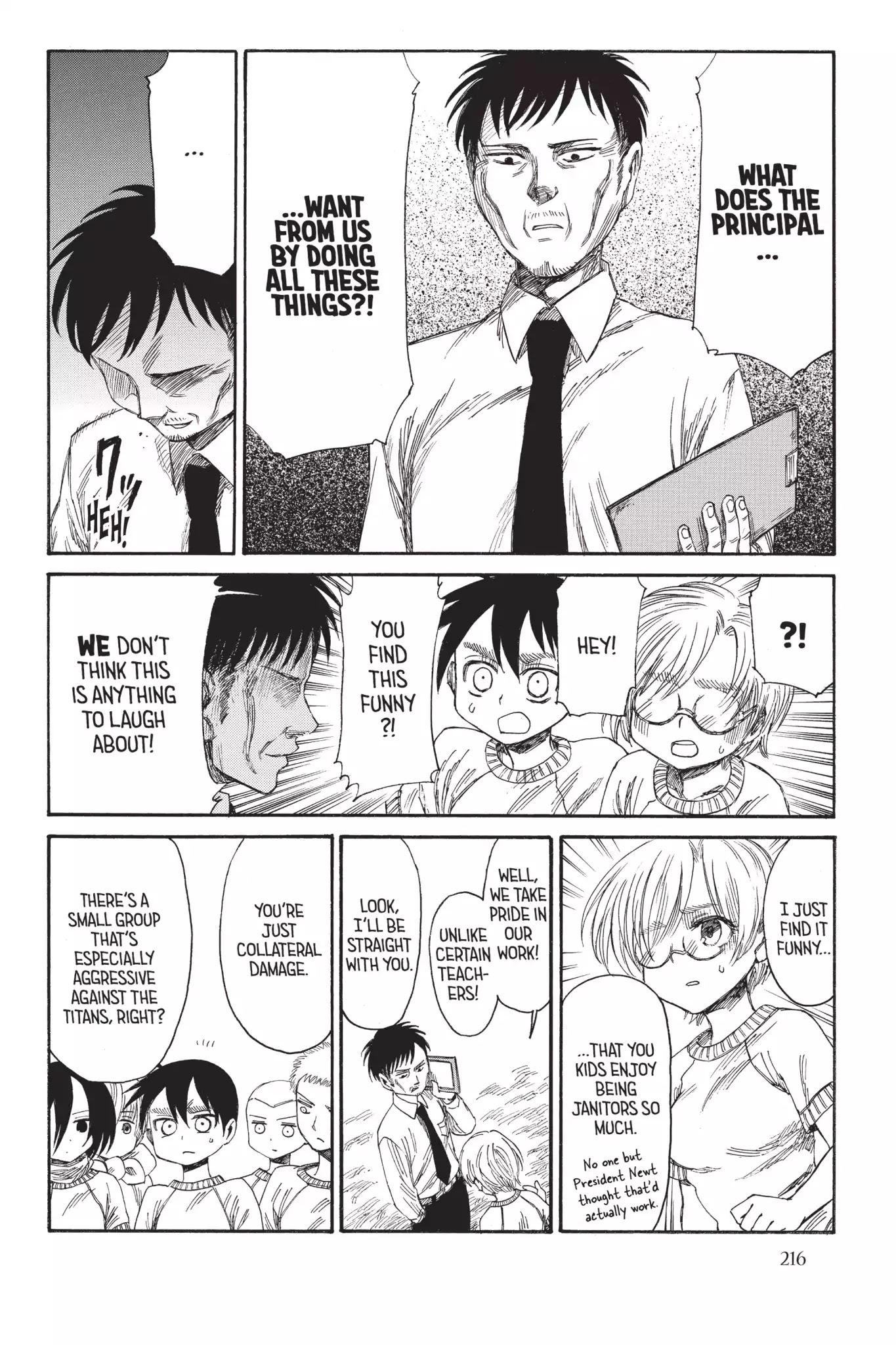 Attack on Titan: Junior High Chapter 25 page 14 - Chapter 25: Vol.2 25th Period: No More Lazing Around In School