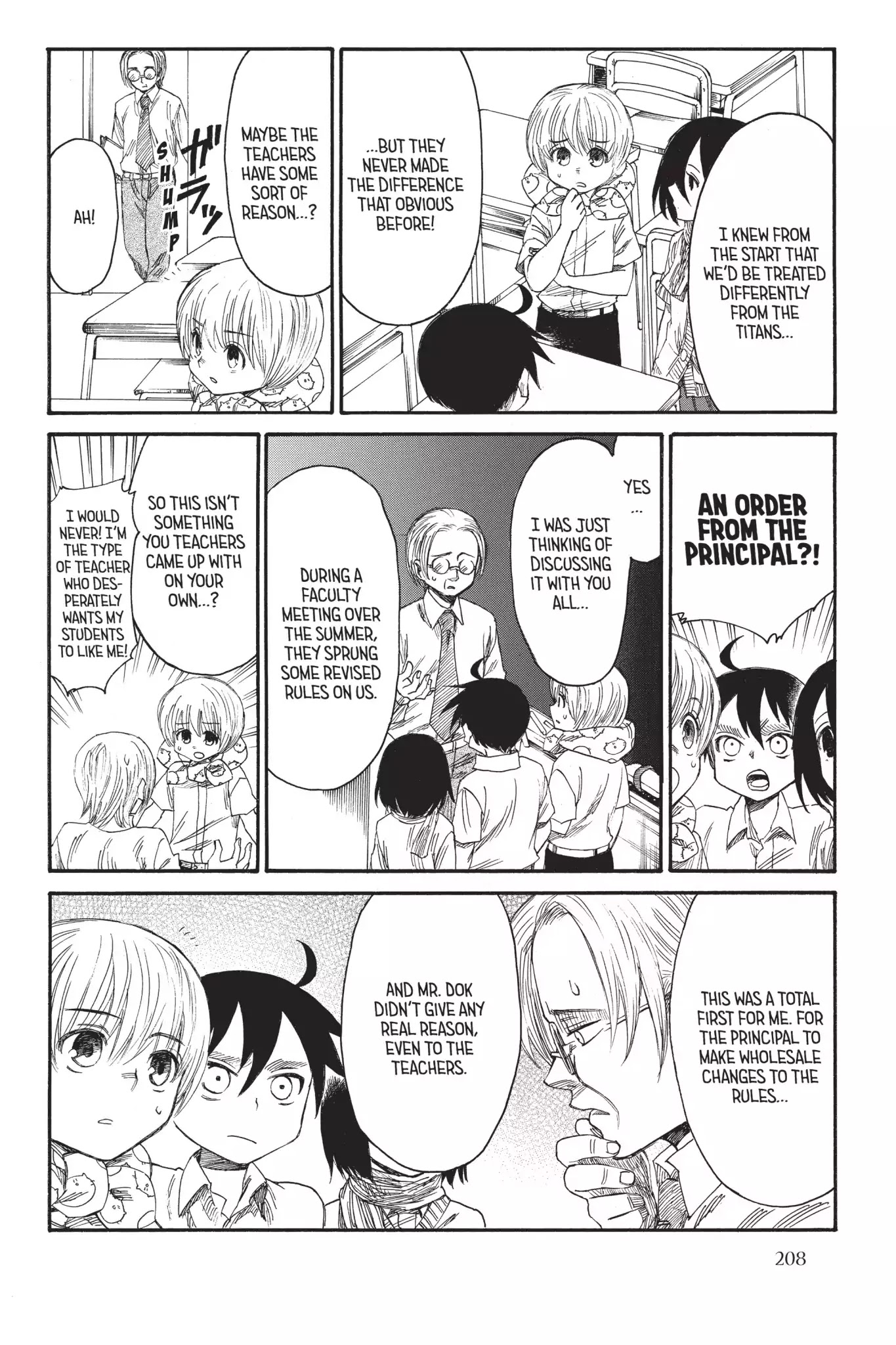 Attack on Titan: Junior High Chapter 25 page 6 - Chapter 25: Vol.2 25th Period: No More Lazing Around In School
