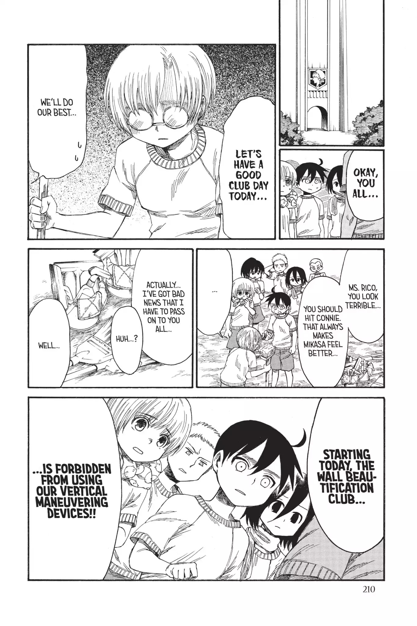 Attack on Titan: Junior High Chapter 25 page 8 - Chapter 25: Vol.2 25th Period: No More Lazing Around In School