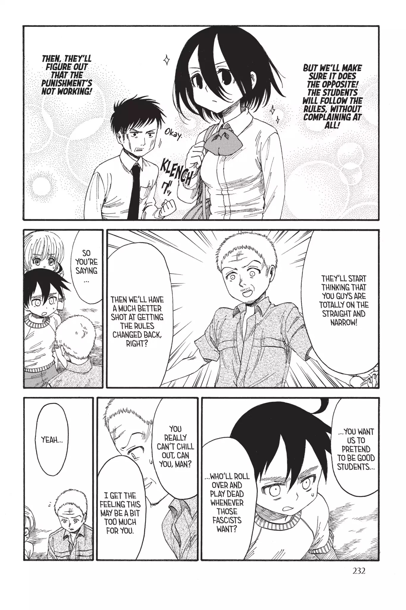 Attack on Titan: Junior High Chapter 26 page 12 - Chapter 26: Vol.2 26th Period: Far Out, Mr. Hannes