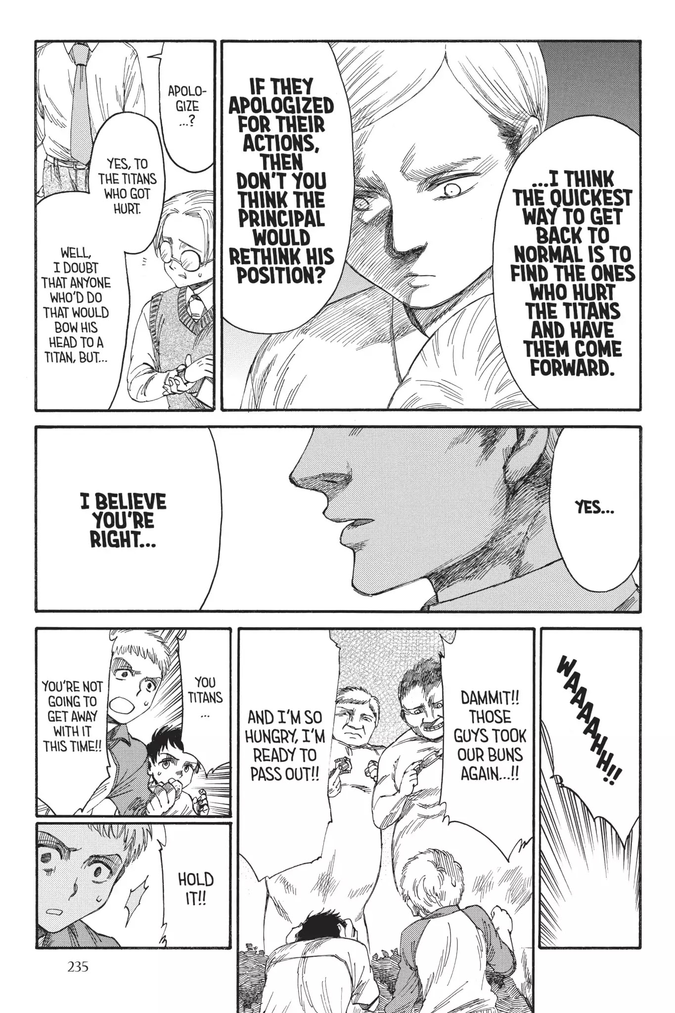 Attack on Titan: Junior High Chapter 26 page 15 - Chapter 26: Vol.2 26th Period: Far Out, Mr. Hannes