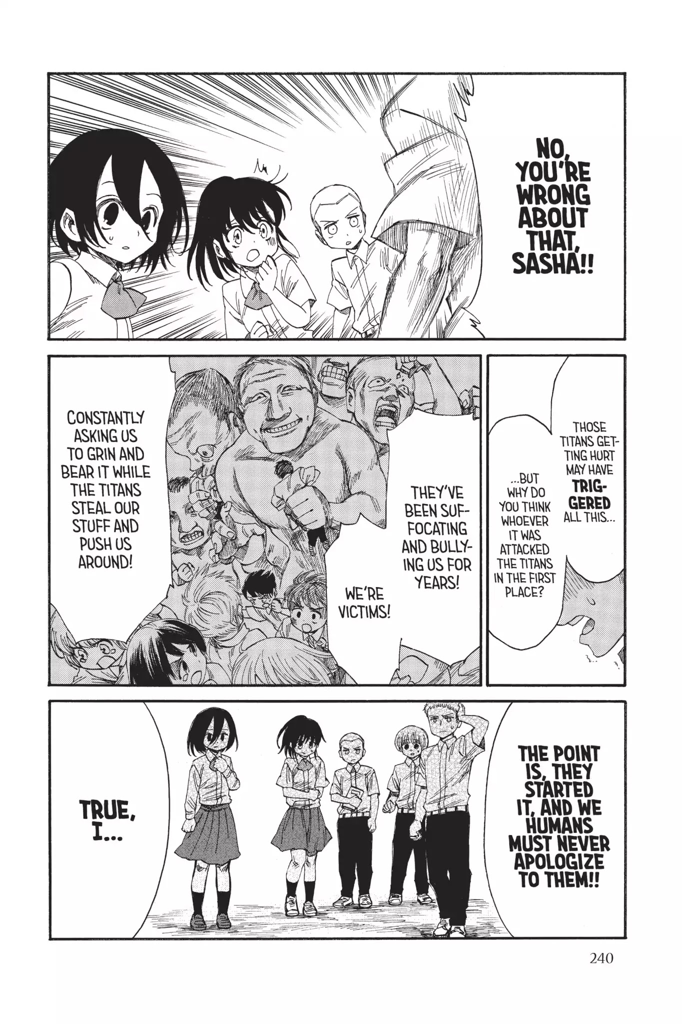 Attack on Titan: Junior High Chapter 26 page 20 - Chapter 26: Vol.2 26th Period: Far Out, Mr. Hannes