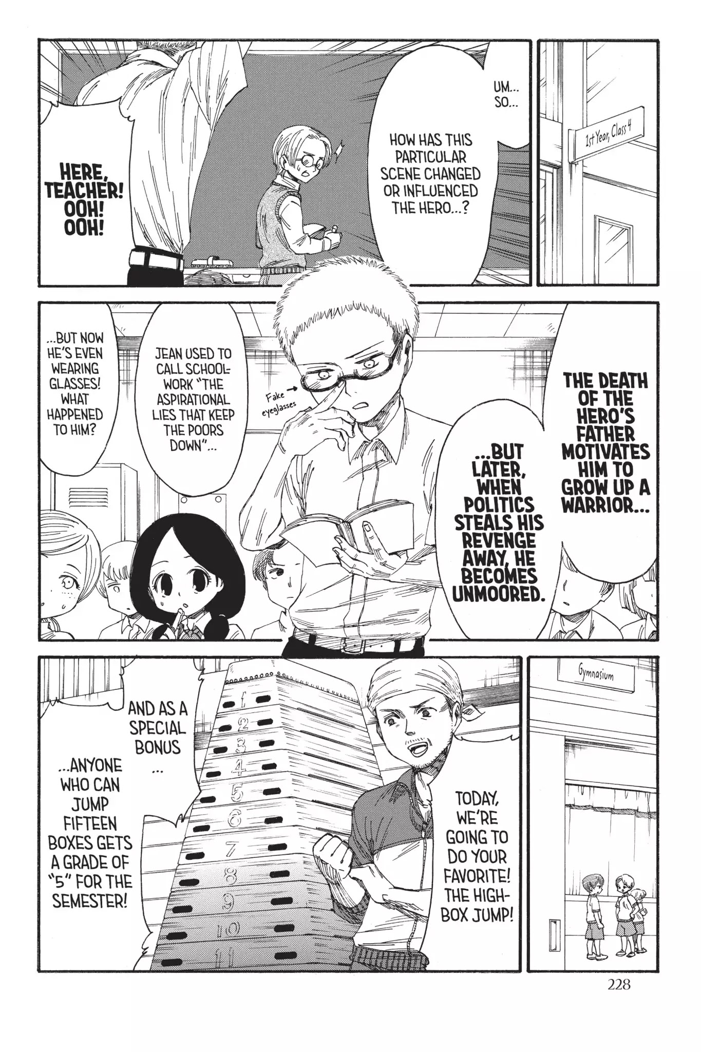 Attack on Titan: Junior High Chapter 26 page 8 - Chapter 26: Vol.2 26th Period: Far Out, Mr. Hannes