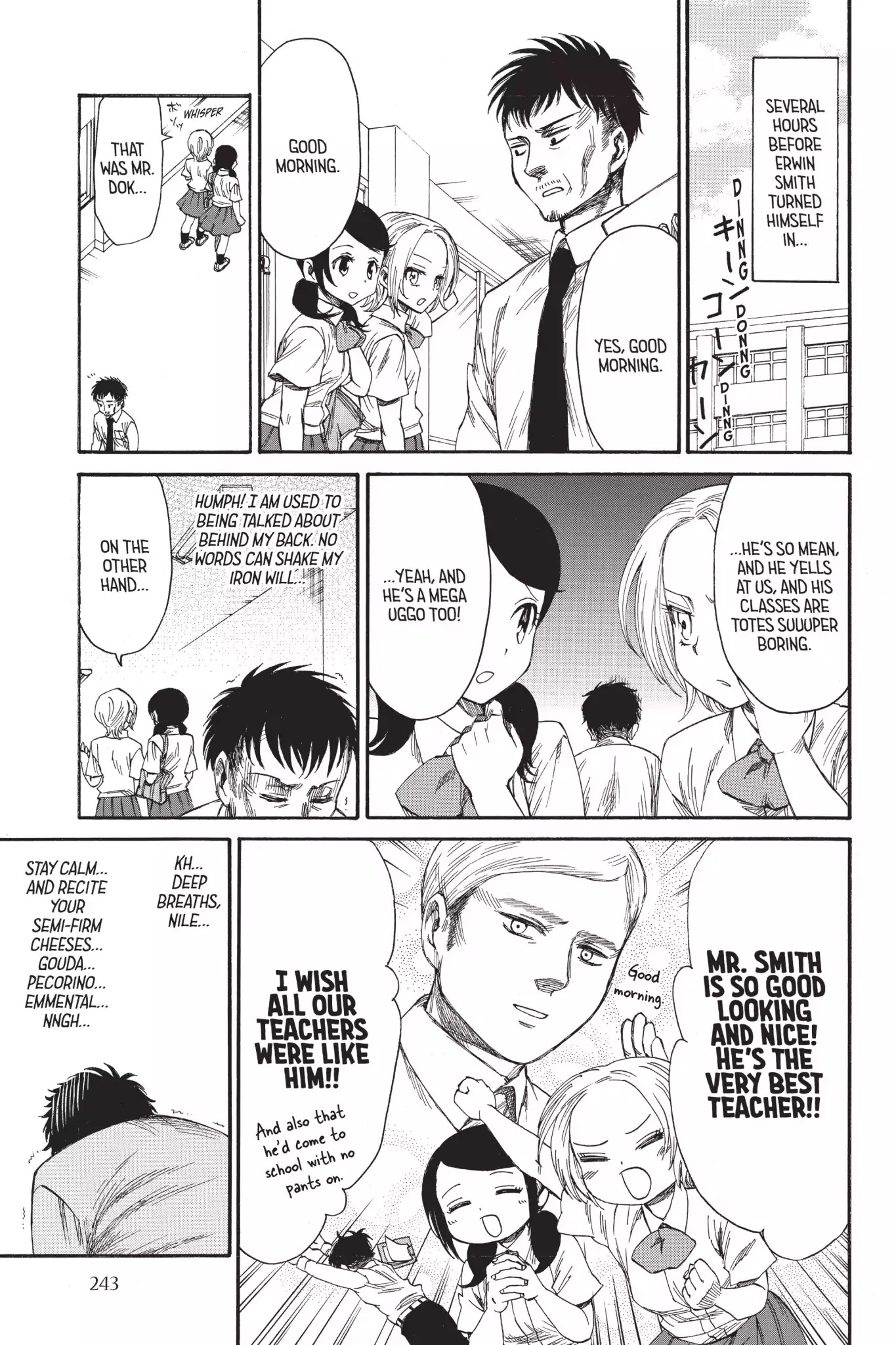 Attack on Titan: Junior High Chapter 27 page 1 - Chapter 27: Vol.2 27th Period: Goodbye, Mr. Smith