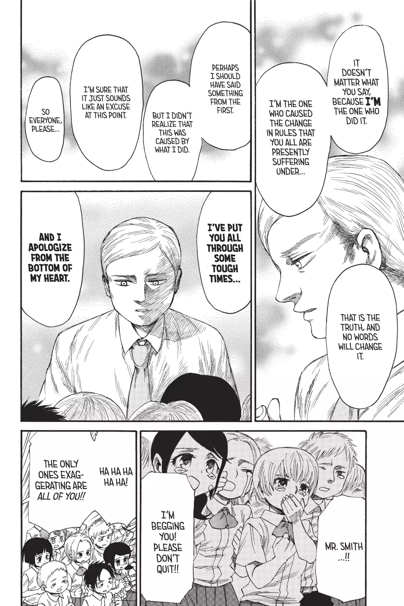 Attack on Titan: Junior High Chapter 27 page 10 - Chapter 27: Vol.2 27th Period: Goodbye, Mr. Smith