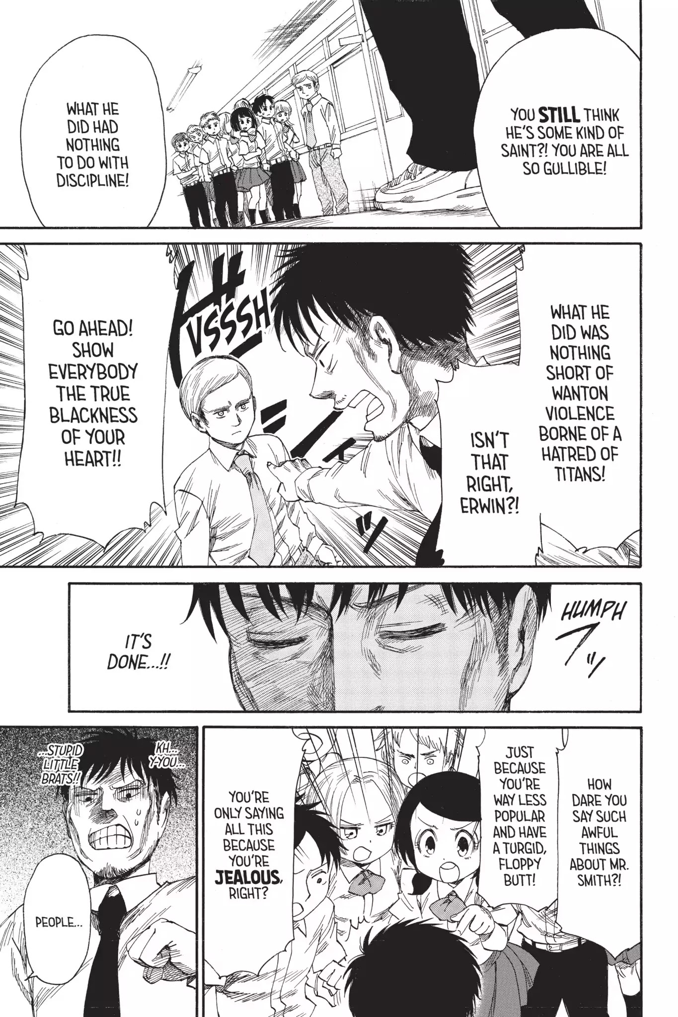 Attack on Titan: Junior High Chapter 27 page 11 - Chapter 27: Vol.2 27th Period: Goodbye, Mr. Smith