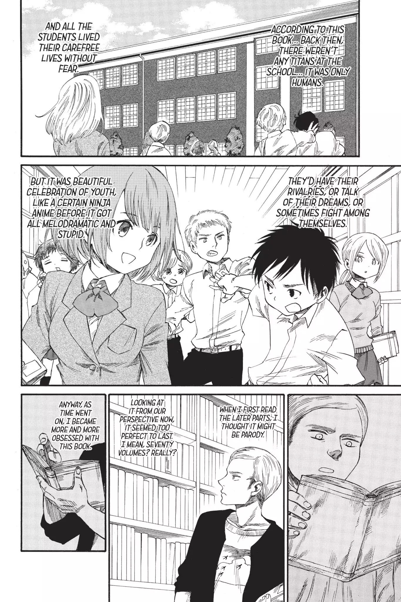 Attack on Titan: Junior High Chapter 28 page 16 - Chapter 28: Vol.2 28th Period: Give Back That Resignation Letter !