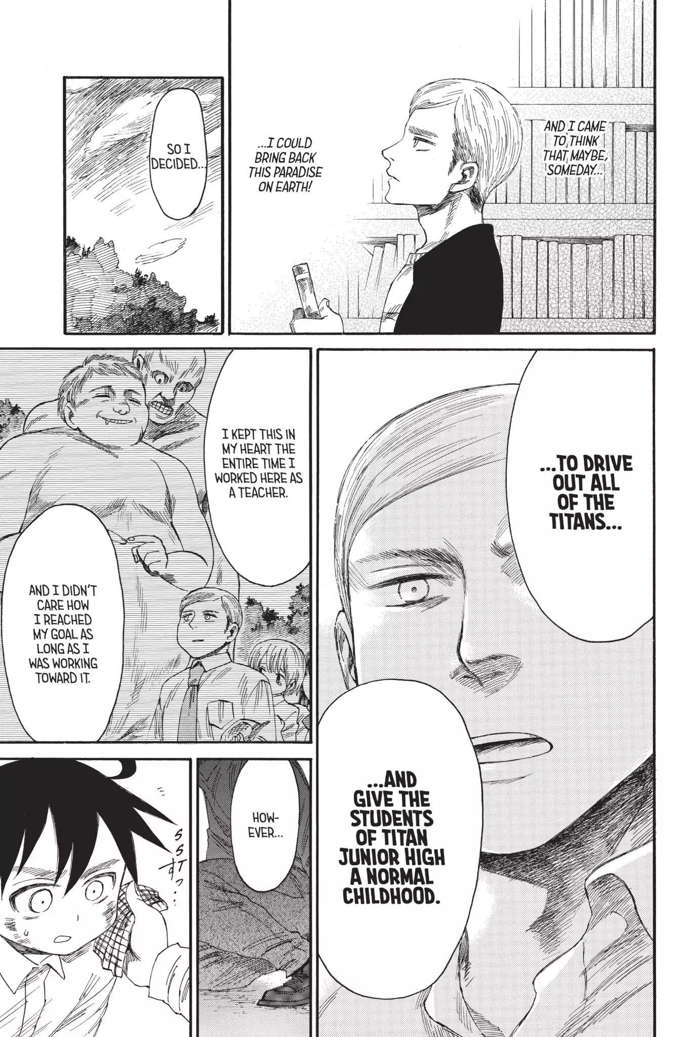 Attack on Titan: Junior High Chapter 28 page 17 - Chapter 28: Vol.2 28th Period: Give Back That Resignation Letter !