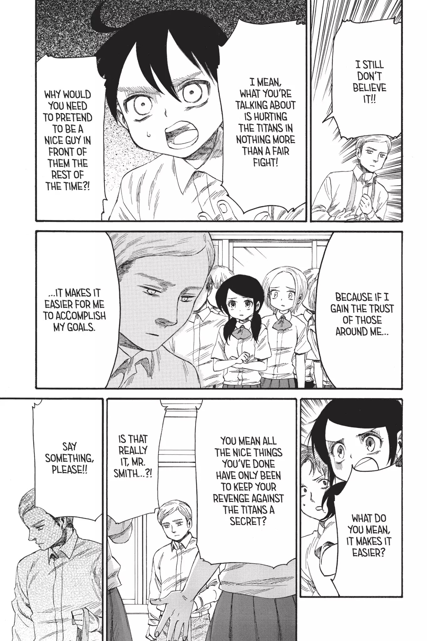Attack on Titan: Junior High Chapter 28 page 5 - Chapter 28: Vol.2 28th Period: Give Back That Resignation Letter !