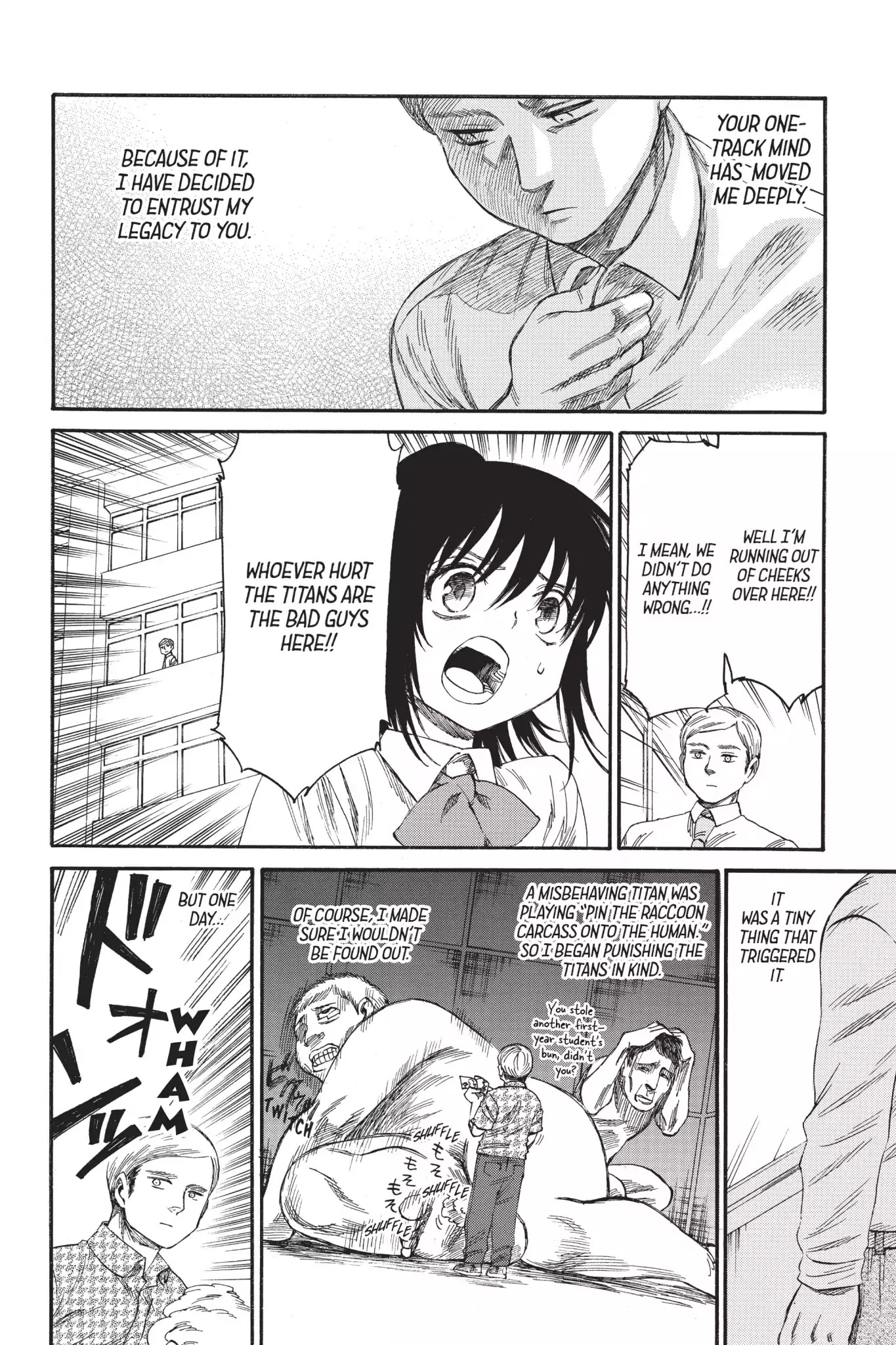 Attack on Titan: Junior High Chapter 28 page 8 - Chapter 28: Vol.2 28th Period: Give Back That Resignation Letter !