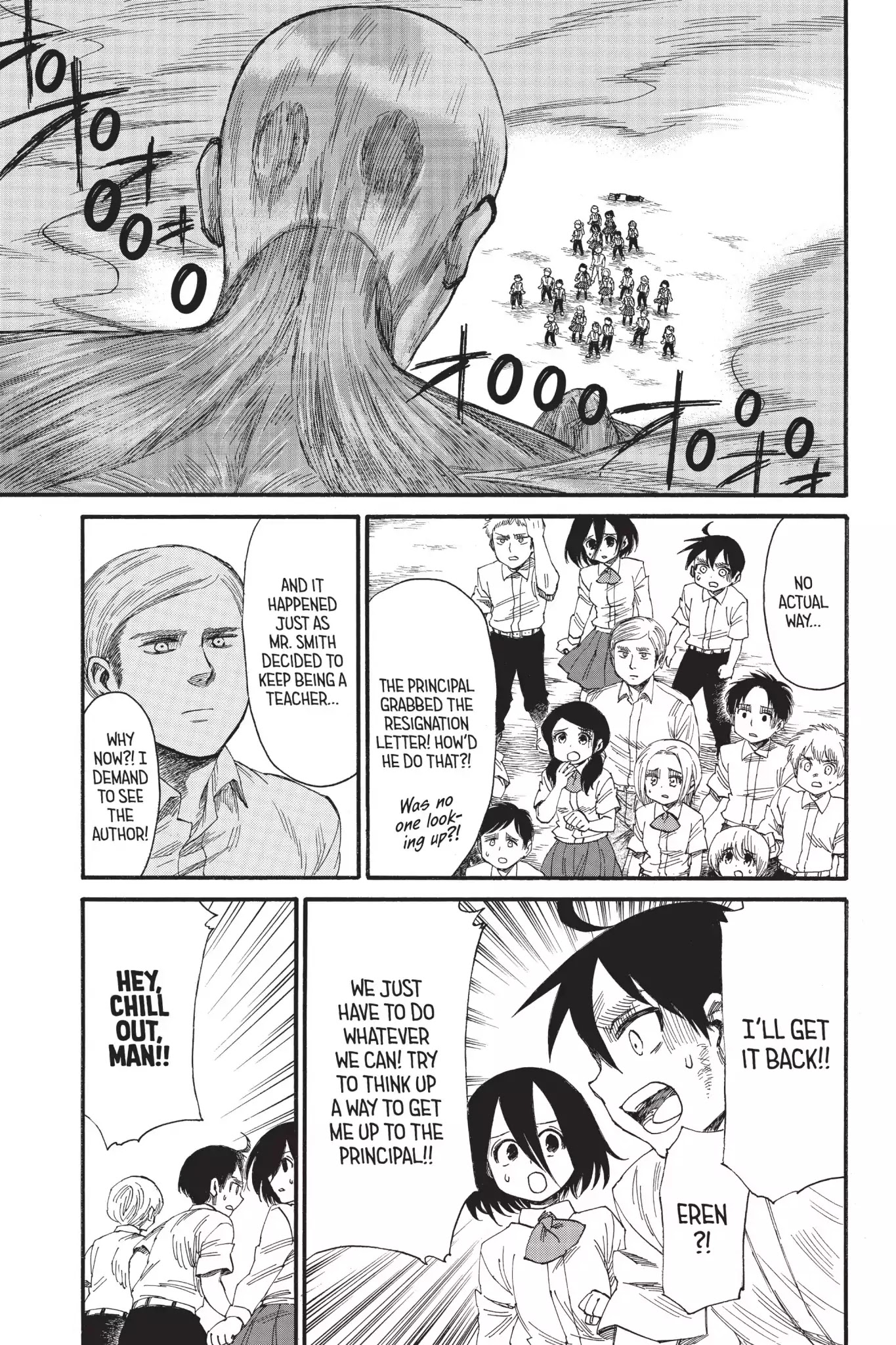 Attack on Titan: Junior High Chapter 29 page 1 - Chapter 29: Vol.2 29th Period: Might As Well Jump