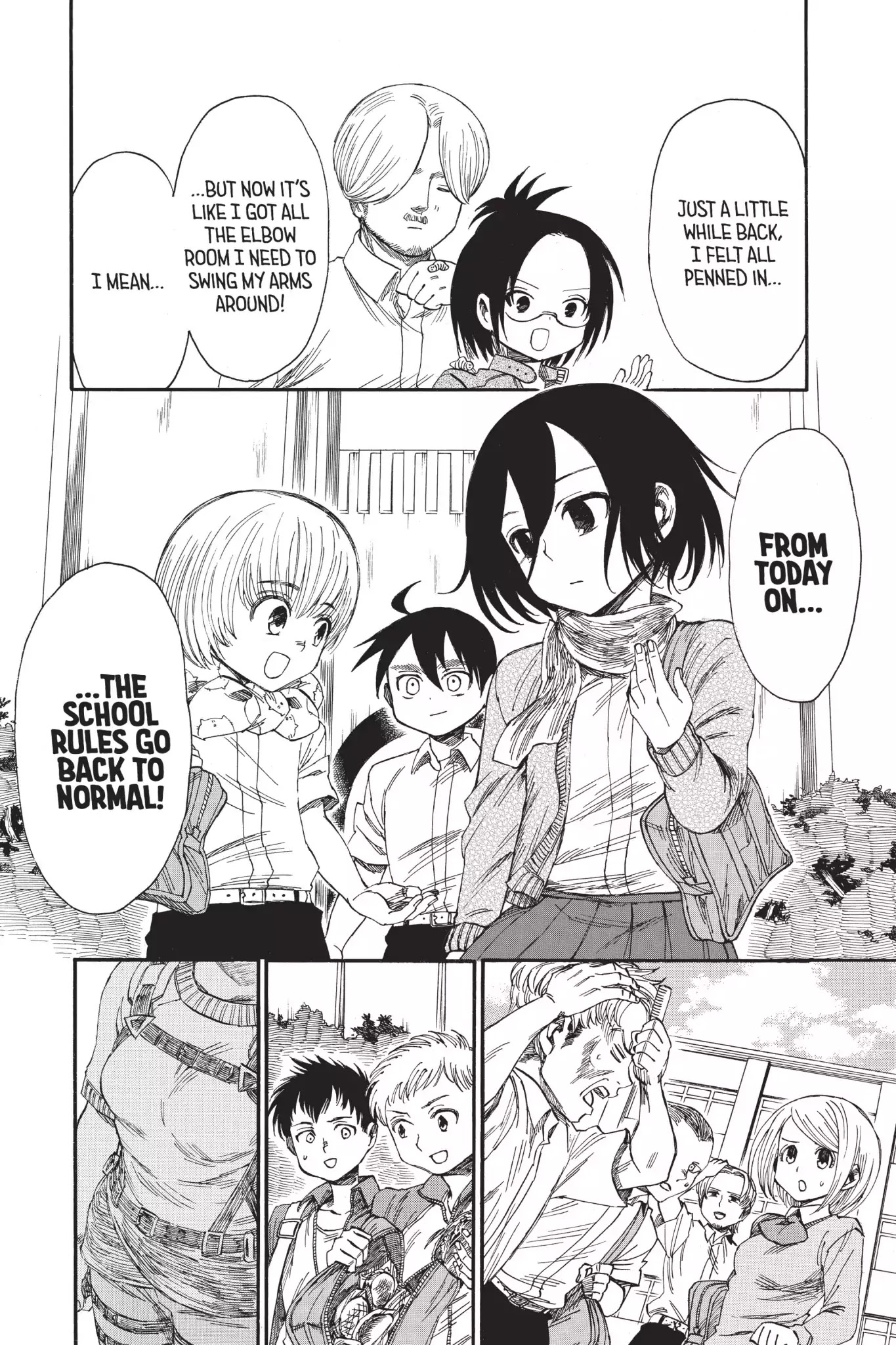 Attack on Titan: Junior High Chapter 29 page 13 - Chapter 29: Vol.2 29th Period: Might As Well Jump