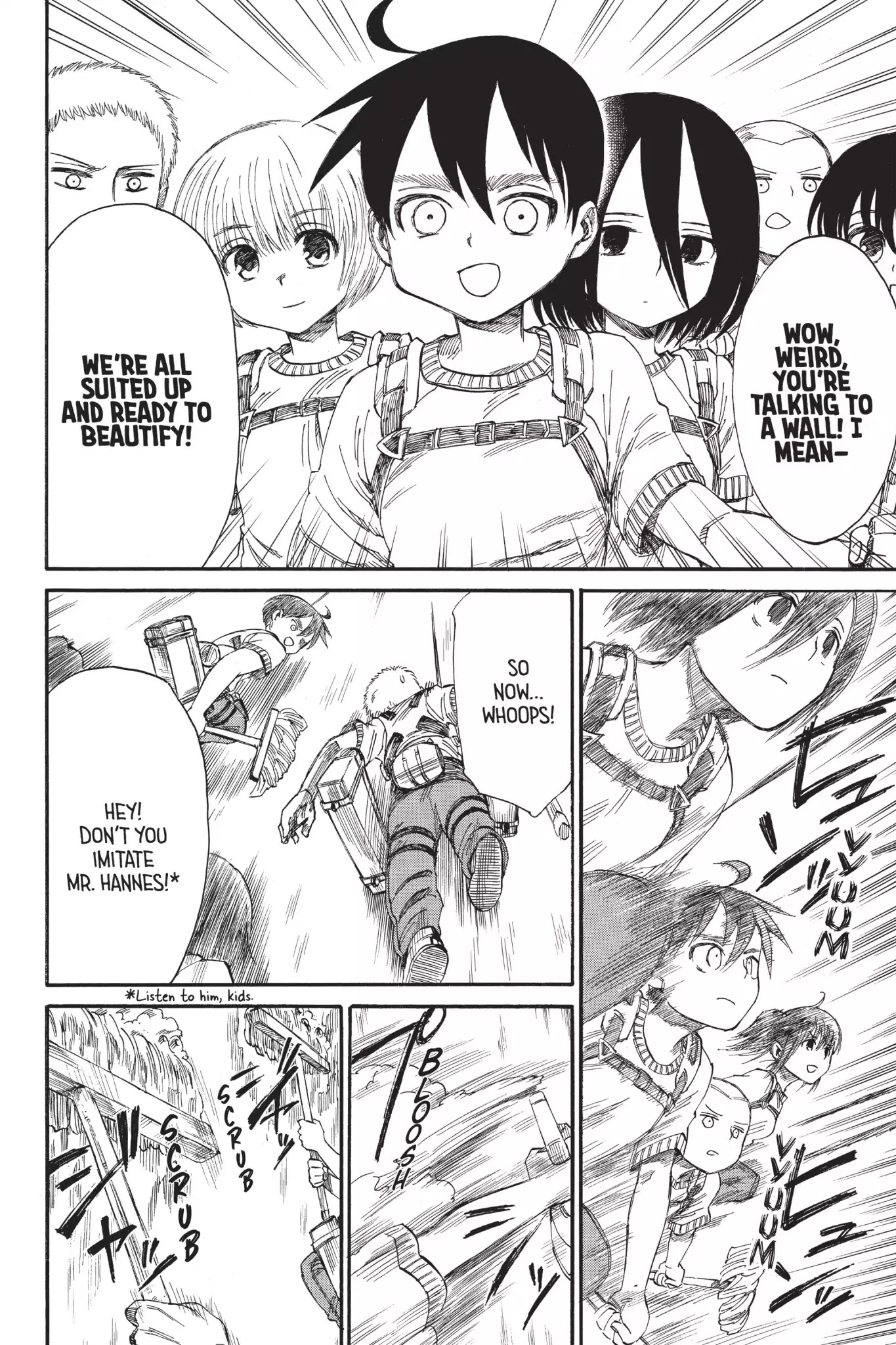 Attack on Titan: Junior High Chapter 29 page 15 - Chapter 29: Vol.2 29th Period: Might As Well Jump