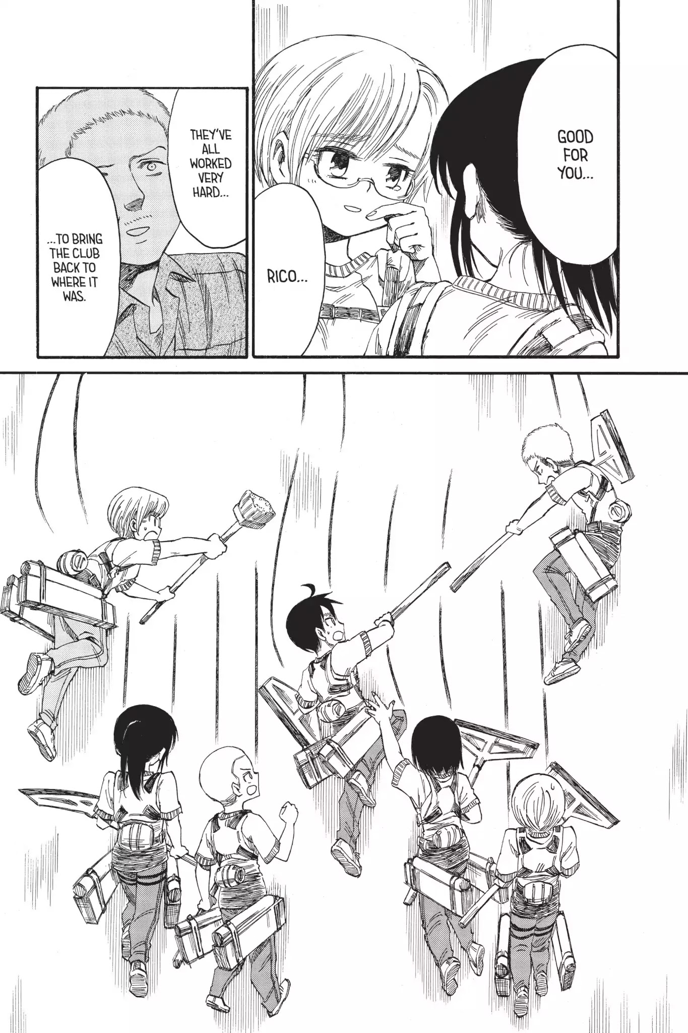 Attack on Titan: Junior High Chapter 29 page 18 - Chapter 29: Vol.2 29th Period: Might As Well Jump