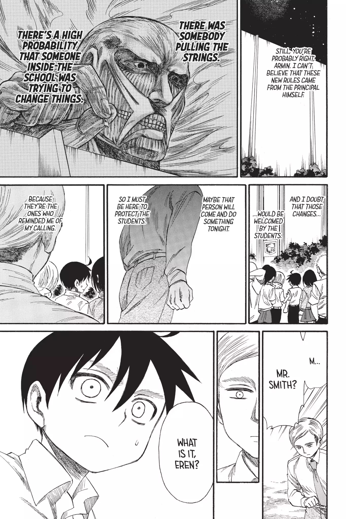 Attack on Titan: Junior High Chapter 29 page 22 - Chapter 29: Vol.2 29th Period: Might As Well Jump