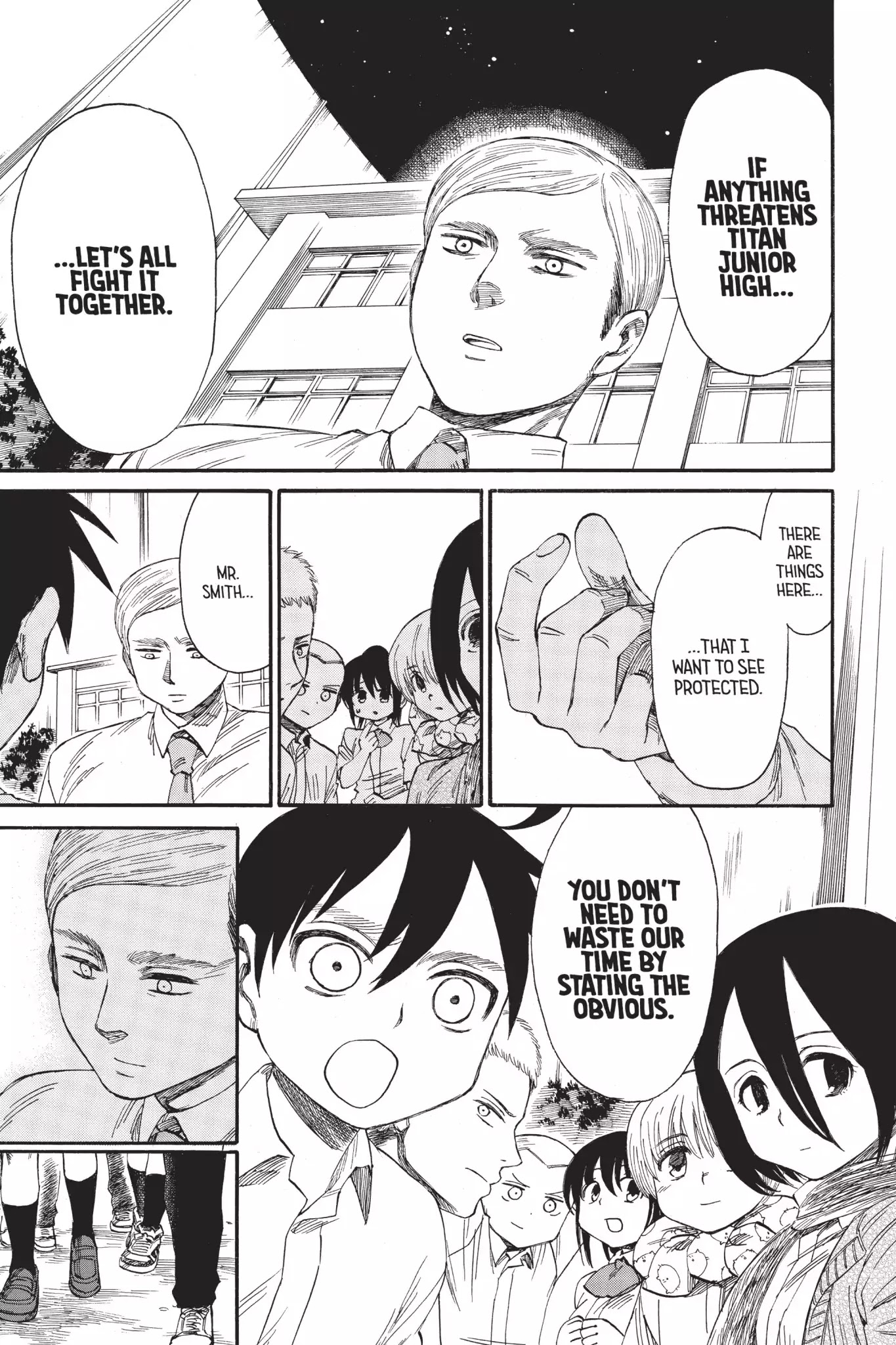 Attack on Titan: Junior High Chapter 29 page 24 - Chapter 29: Vol.2 29th Period: Might As Well Jump