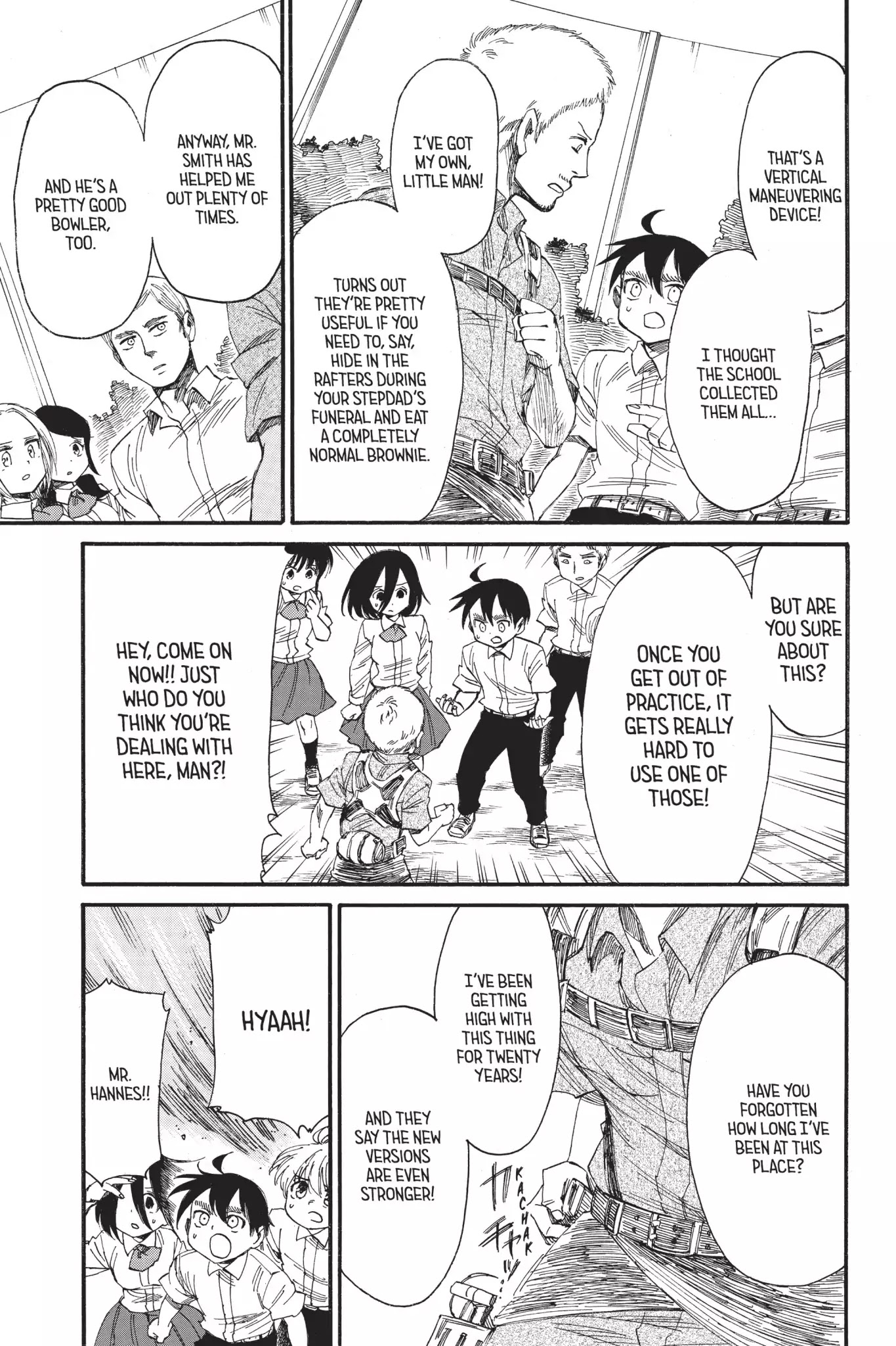 Attack on Titan: Junior High Chapter 29 page 3 - Chapter 29: Vol.2 29th Period: Might As Well Jump