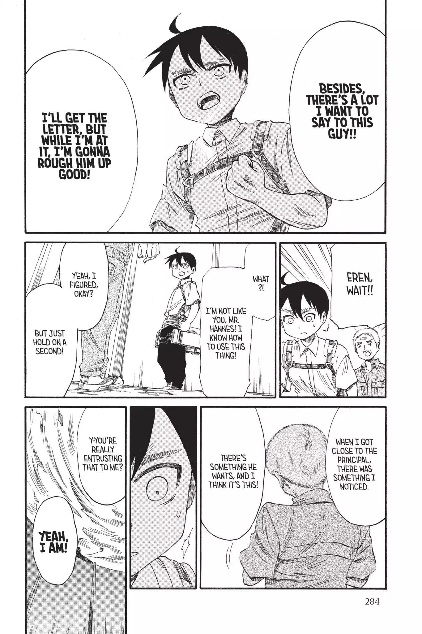 Attack on Titan: Junior High Chapter 29 page 6 - Chapter 29: Vol.2 29th Period: Might As Well Jump