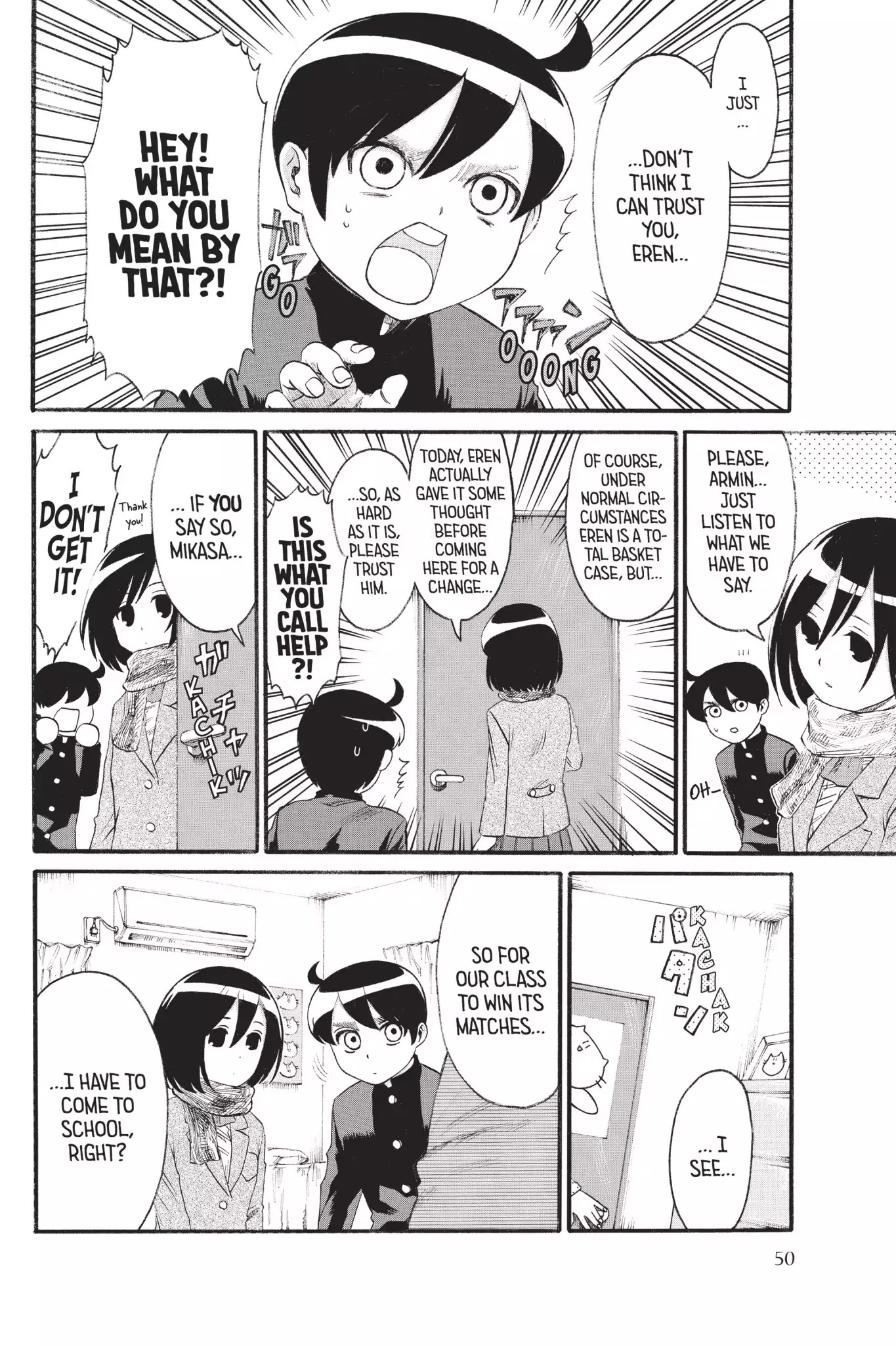 Attack on Titan: Junior High Chapter 3 page 6 - Chapter 3: Vol.1 3rd Period: Grandpa Arlert