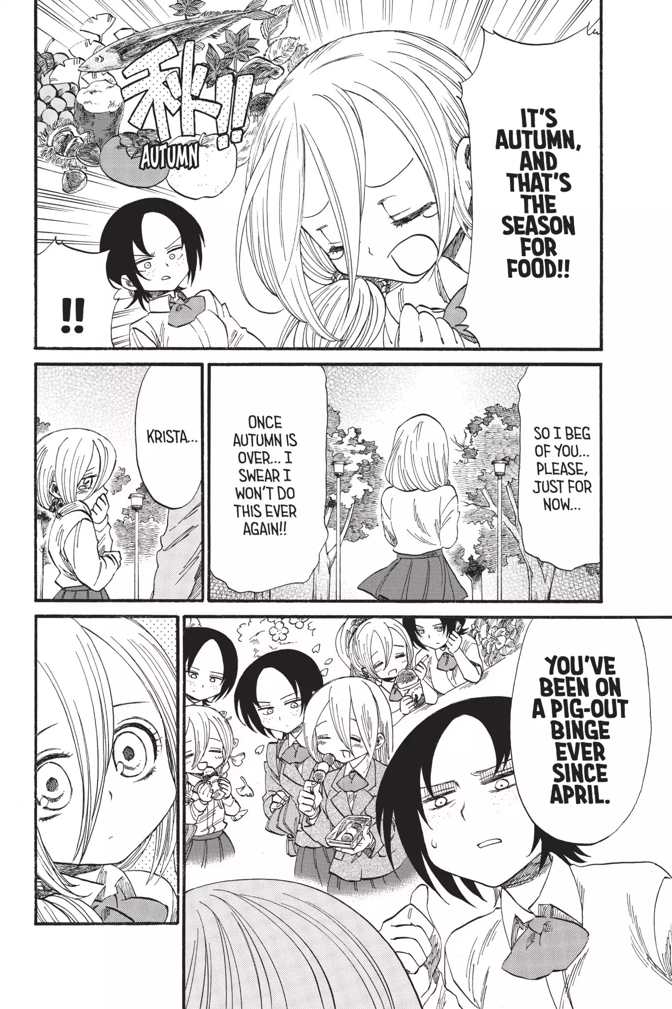 Attack on Titan: Junior High Chapter 31 page 4 - Chapter 31: Vol.2 31st Period: Autumn In This Manga