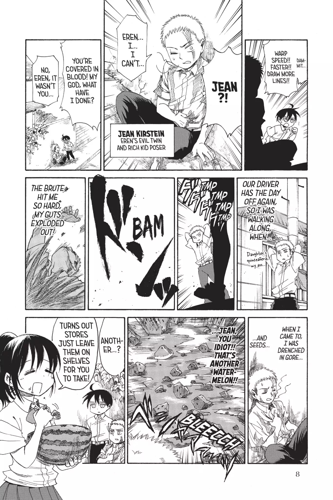 Attack on Titan: Junior High Chapter 32.5 page 10 - Chapter 32.5: Field Trip 1: Shiny, Shiny Jr. High