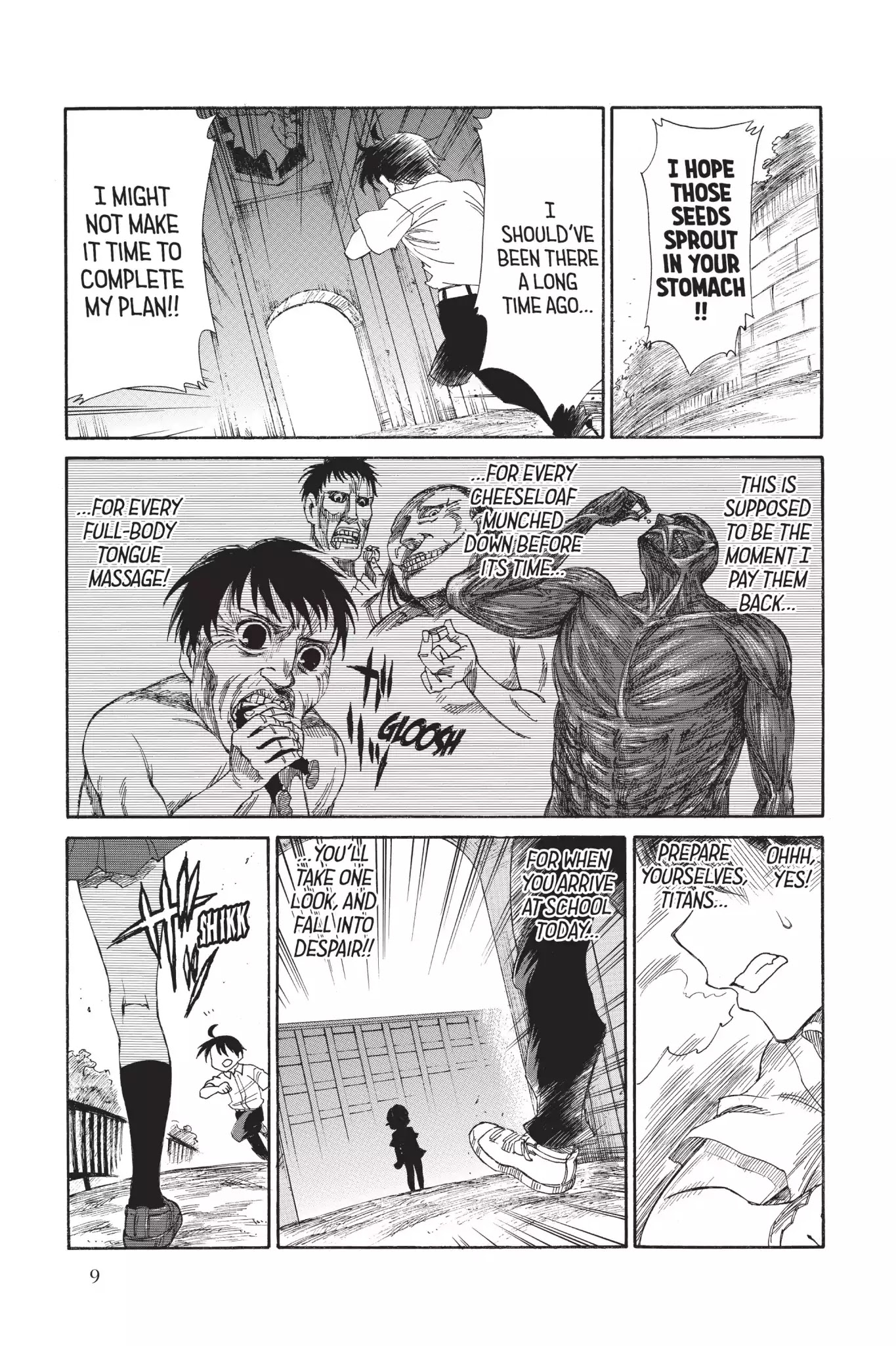 Attack on Titan: Junior High Chapter 32.5 page 11 - Chapter 32.5: Field Trip 1: Shiny, Shiny Jr. High