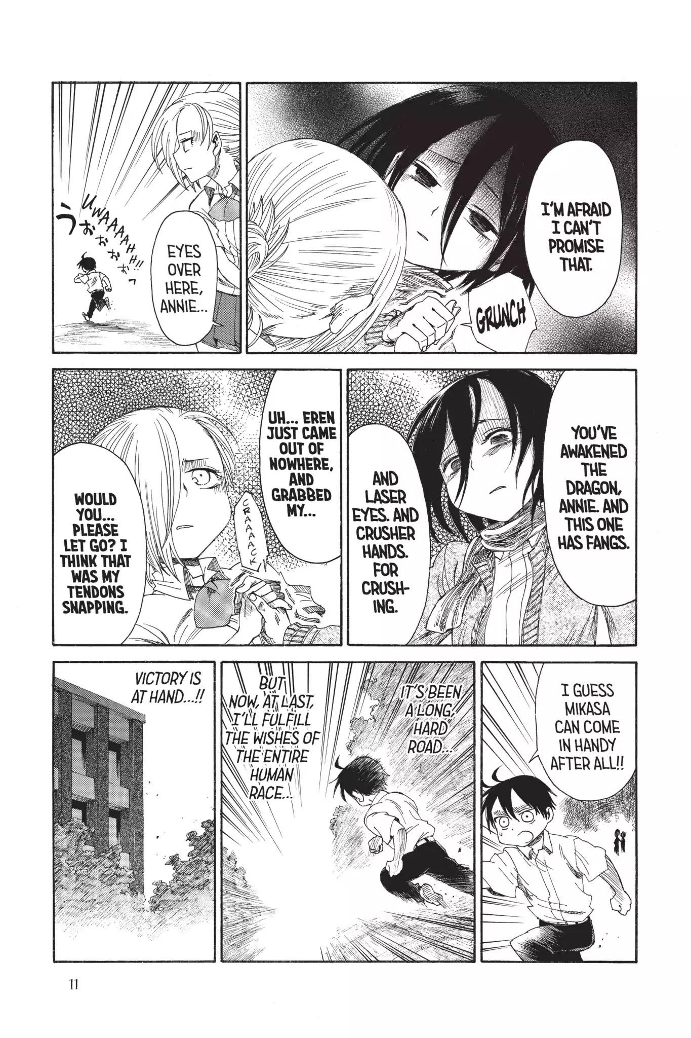 Attack on Titan: Junior High Chapter 32.5 page 13 - Chapter 32.5: Field Trip 1: Shiny, Shiny Jr. High