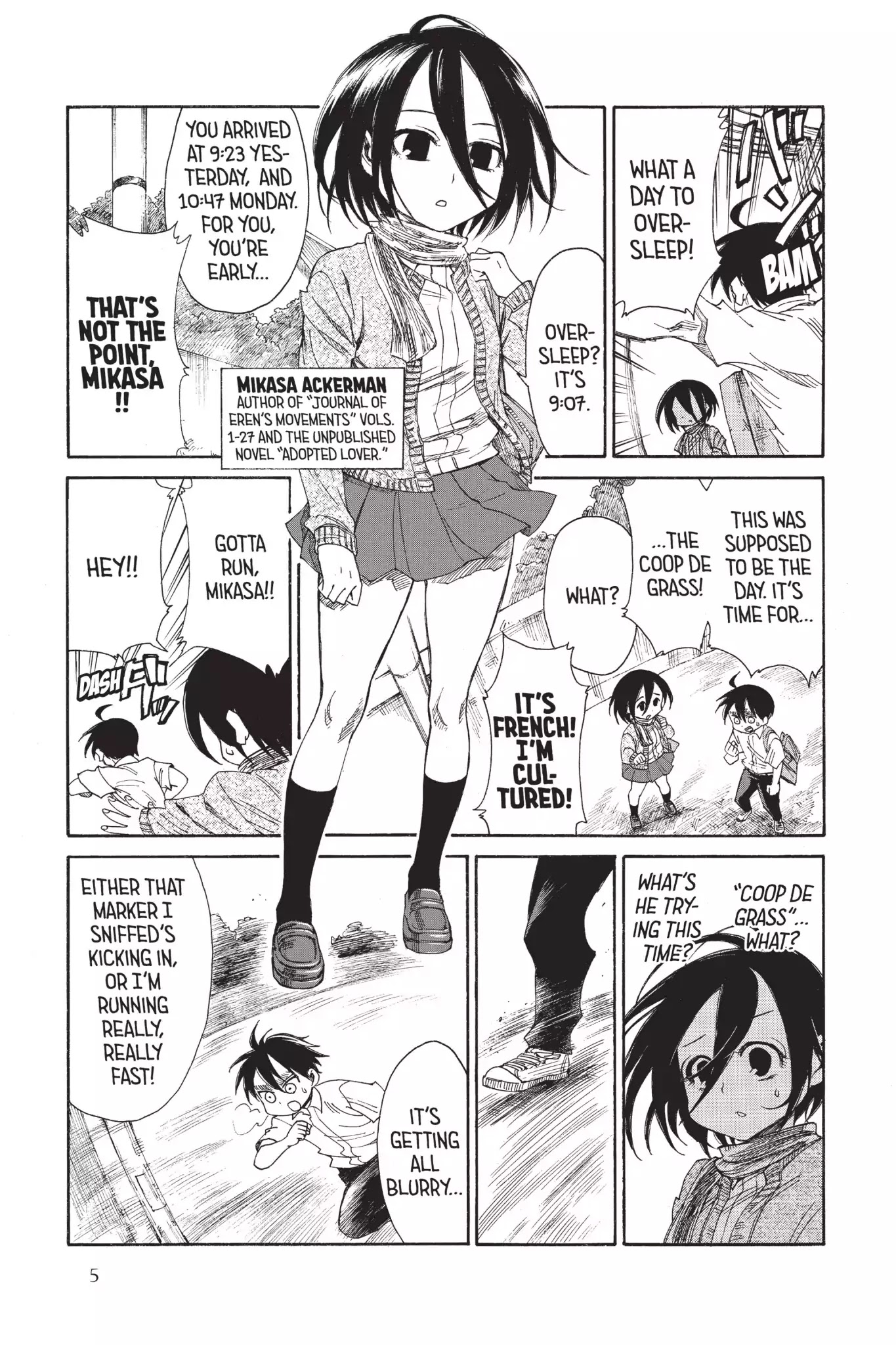 Attack on Titan: Junior High Chapter 32.5 page 7 - Chapter 32.5: Field Trip 1: Shiny, Shiny Jr. High