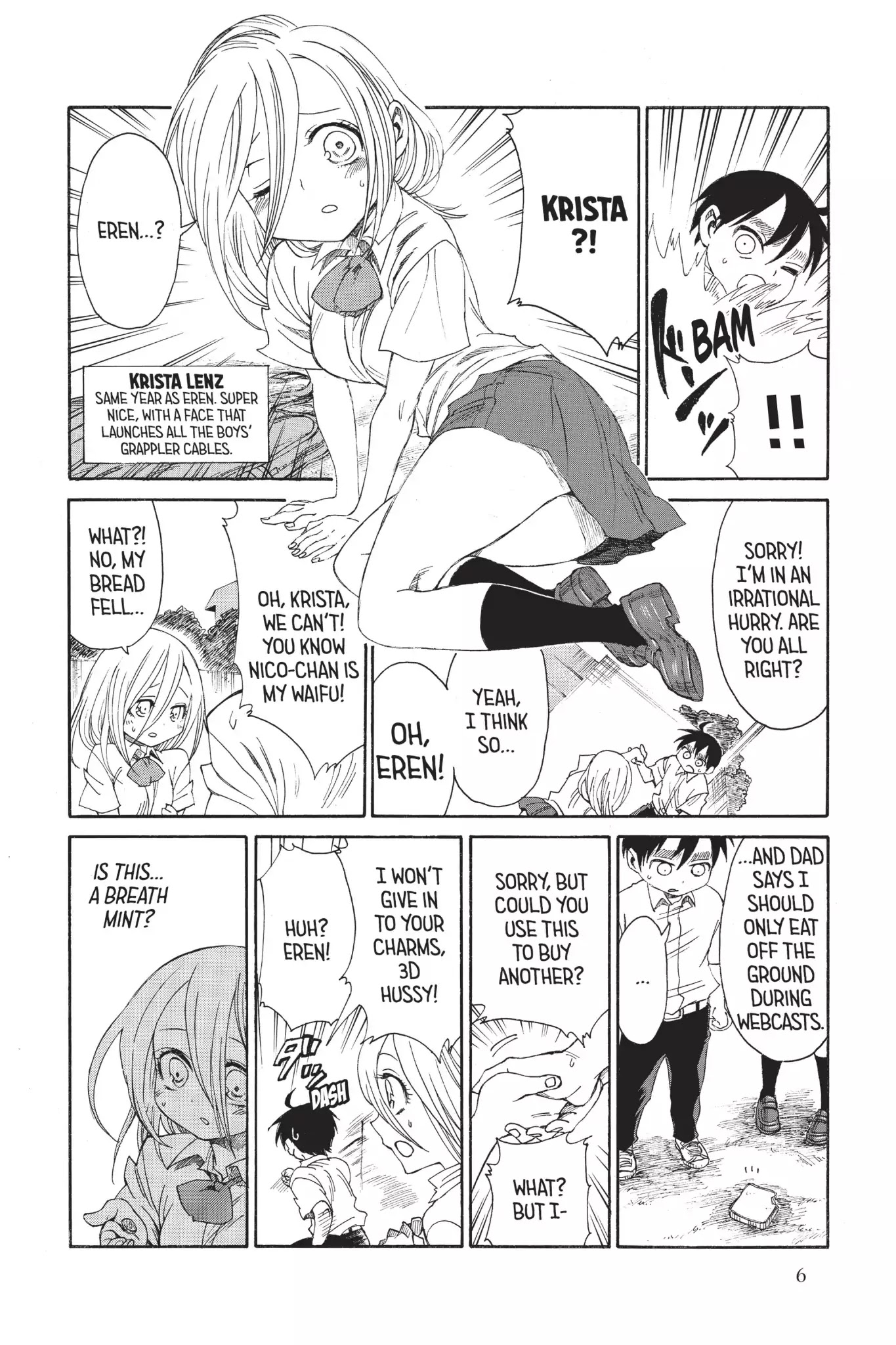 Attack on Titan: Junior High Chapter 32.5 page 8 - Chapter 32.5: Field Trip 1: Shiny, Shiny Jr. High