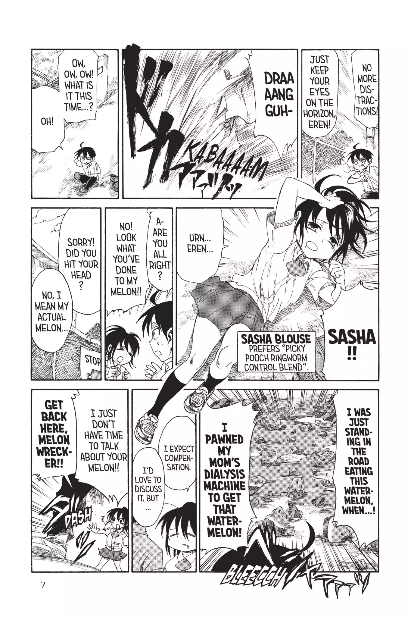 Attack on Titan: Junior High Chapter 32.5 page 9 - Chapter 32.5: Field Trip 1: Shiny, Shiny Jr. High
