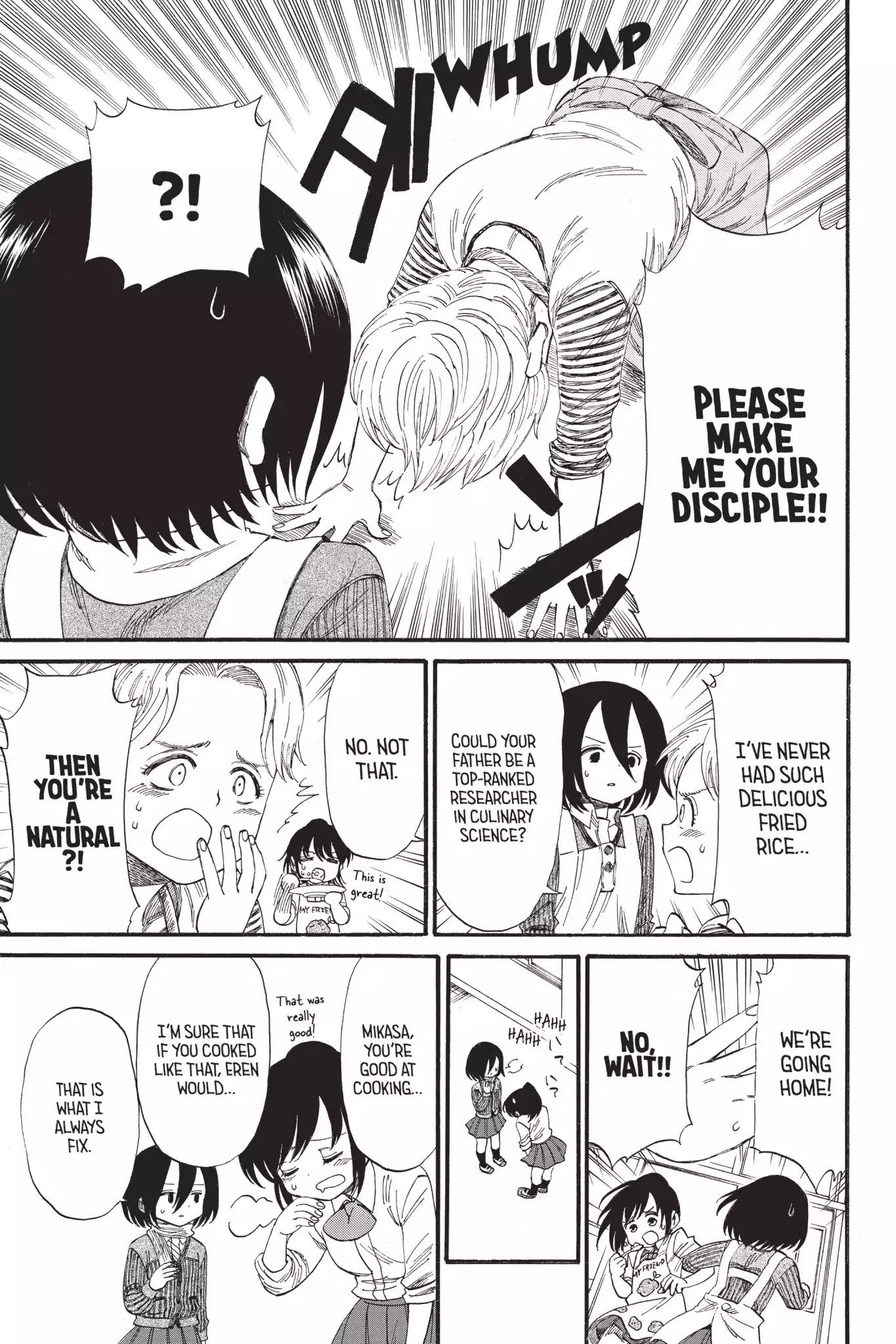 Attack on Titan: Junior High Chapter 32 page 5 - Chapter 32: Vol.2 32nd Period: High Heat Makes Good Fried Rice