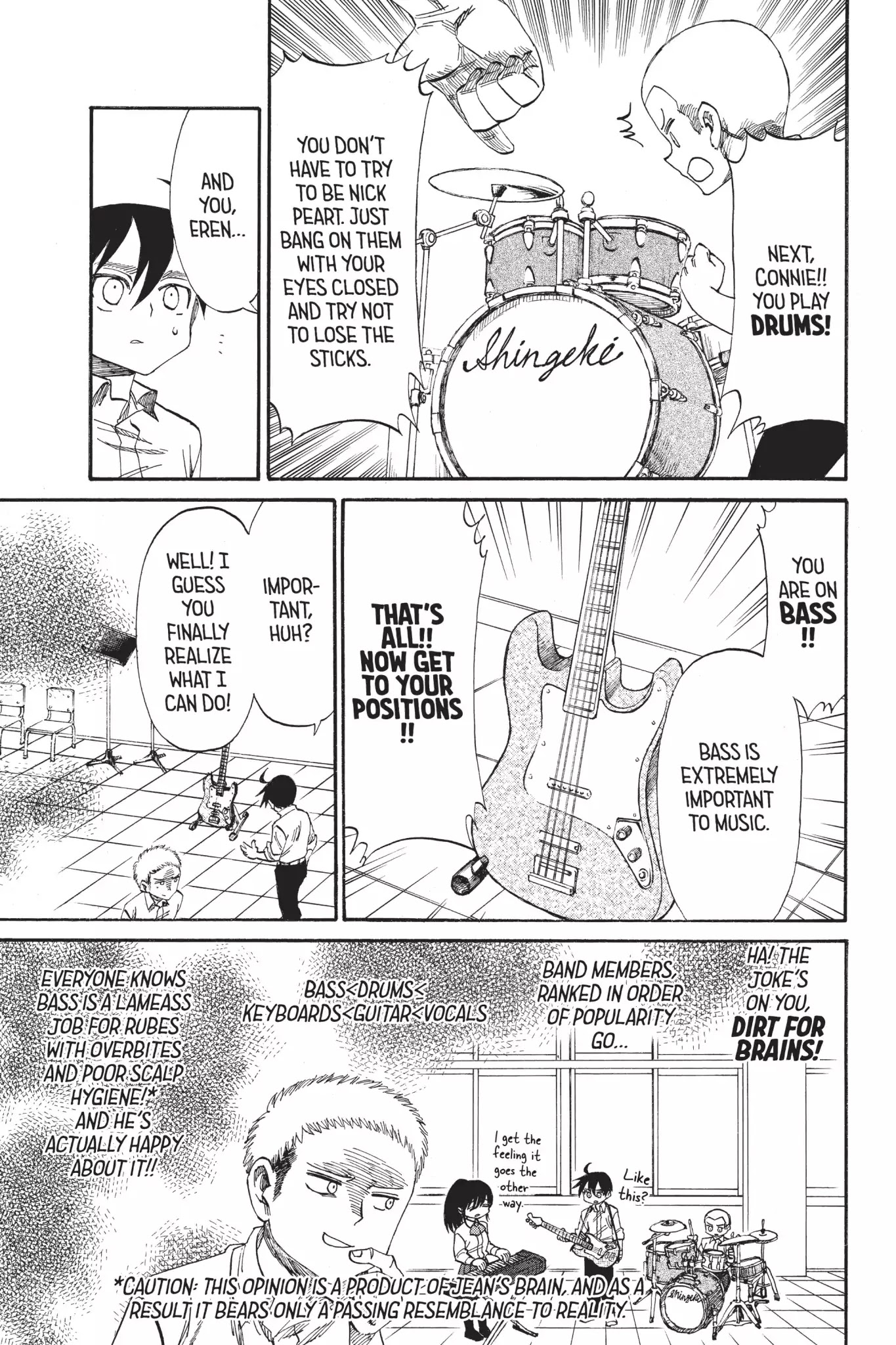 Attack on Titan: Junior High Chapter 33 page 12 - Chapter 33: Vol.3 33rd Period: The Black School Festival