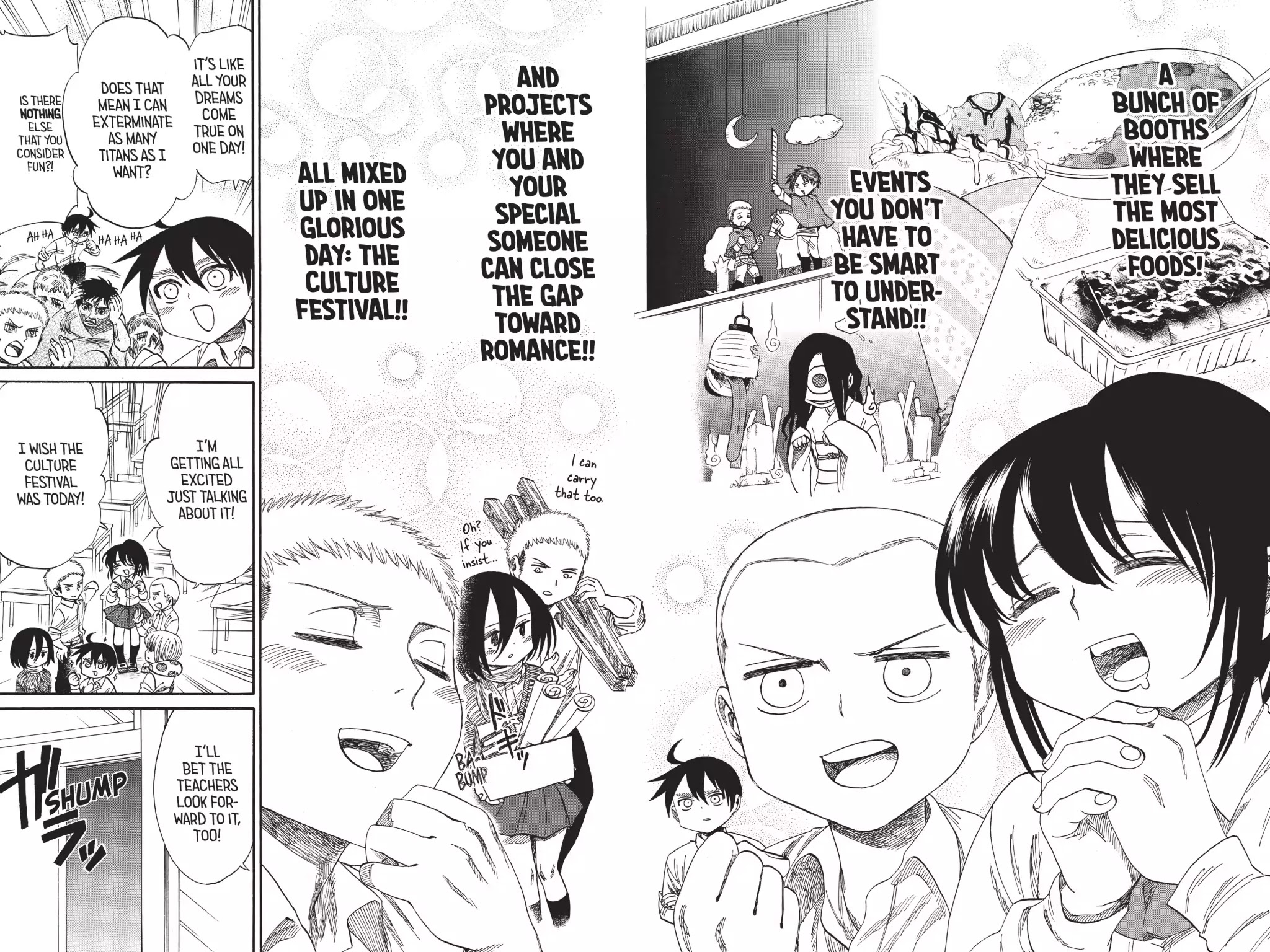 Attack on Titan: Junior High Chapter 33 page 2 - Chapter 33: Vol.3 33rd Period: The Black School Festival