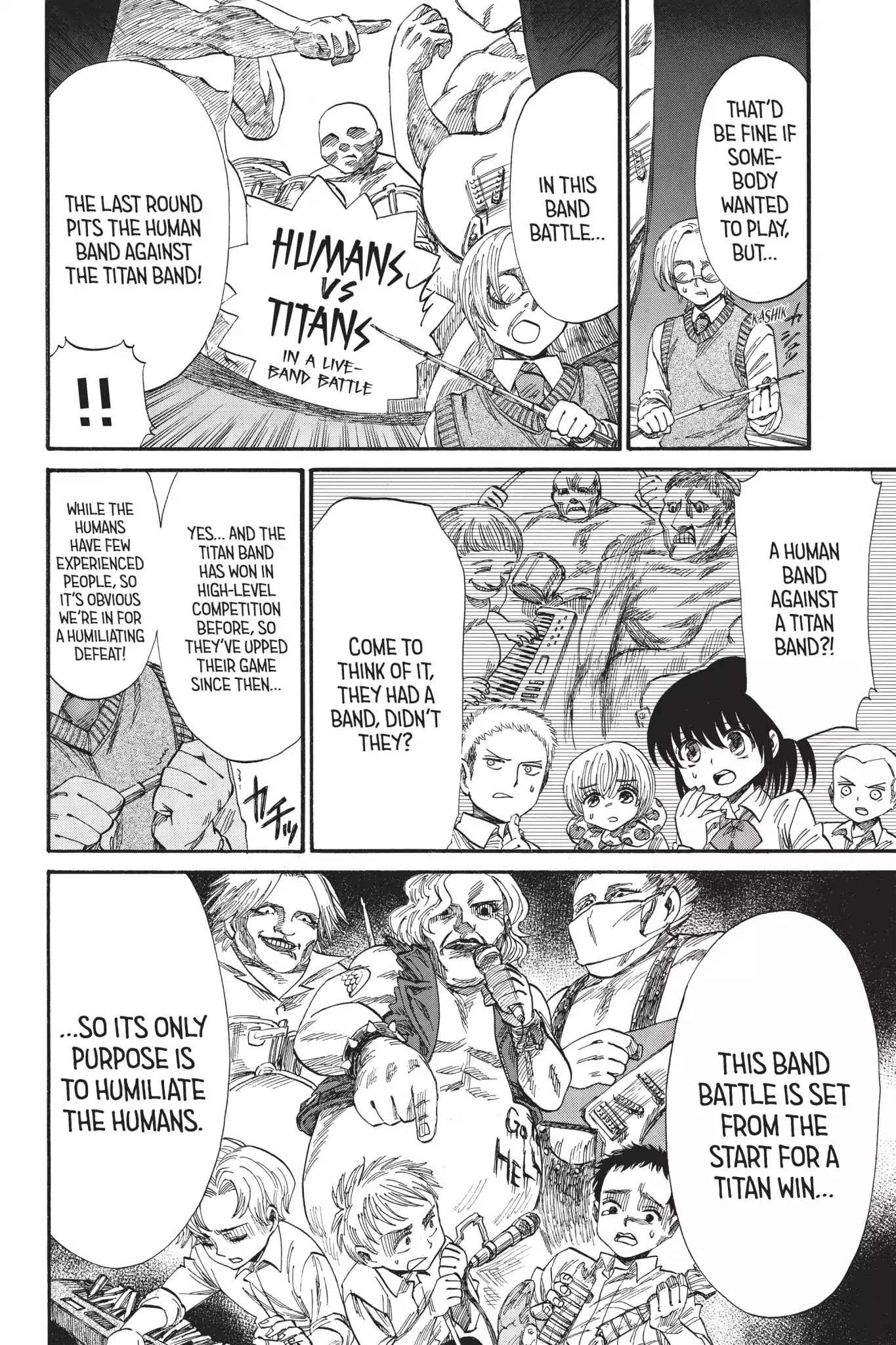 Attack on Titan: Junior High Chapter 33 page 5 - Chapter 33: Vol.3 33rd Period: The Black School Festival