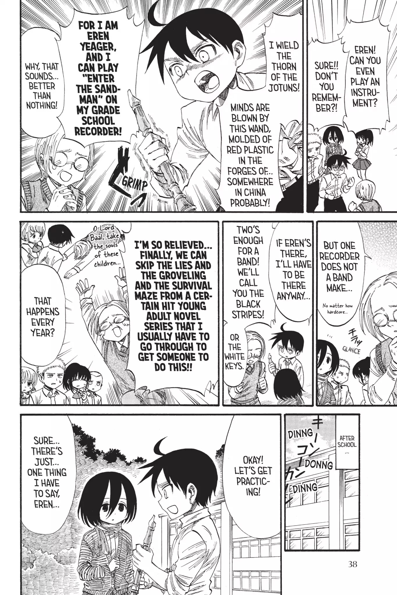 Attack on Titan: Junior High Chapter 33 page 7 - Chapter 33: Vol.3 33rd Period: The Black School Festival
