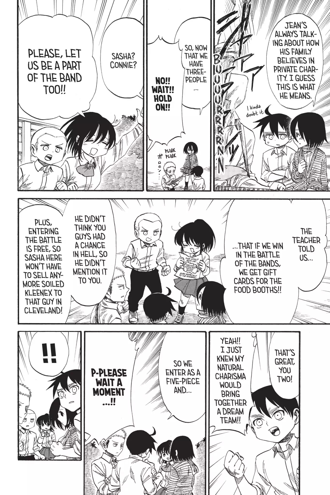 Attack on Titan: Junior High Chapter 33 page 9 - Chapter 33: Vol.3 33rd Period: The Black School Festival