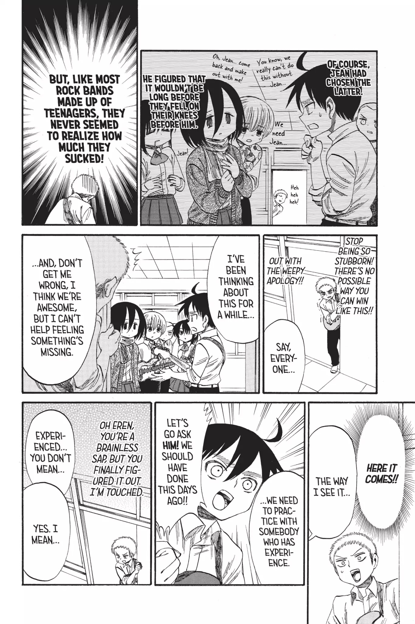 Attack on Titan: Junior High Chapter 34 page 12 - Chapter 34: Vol.3 34th Period: Forever Me